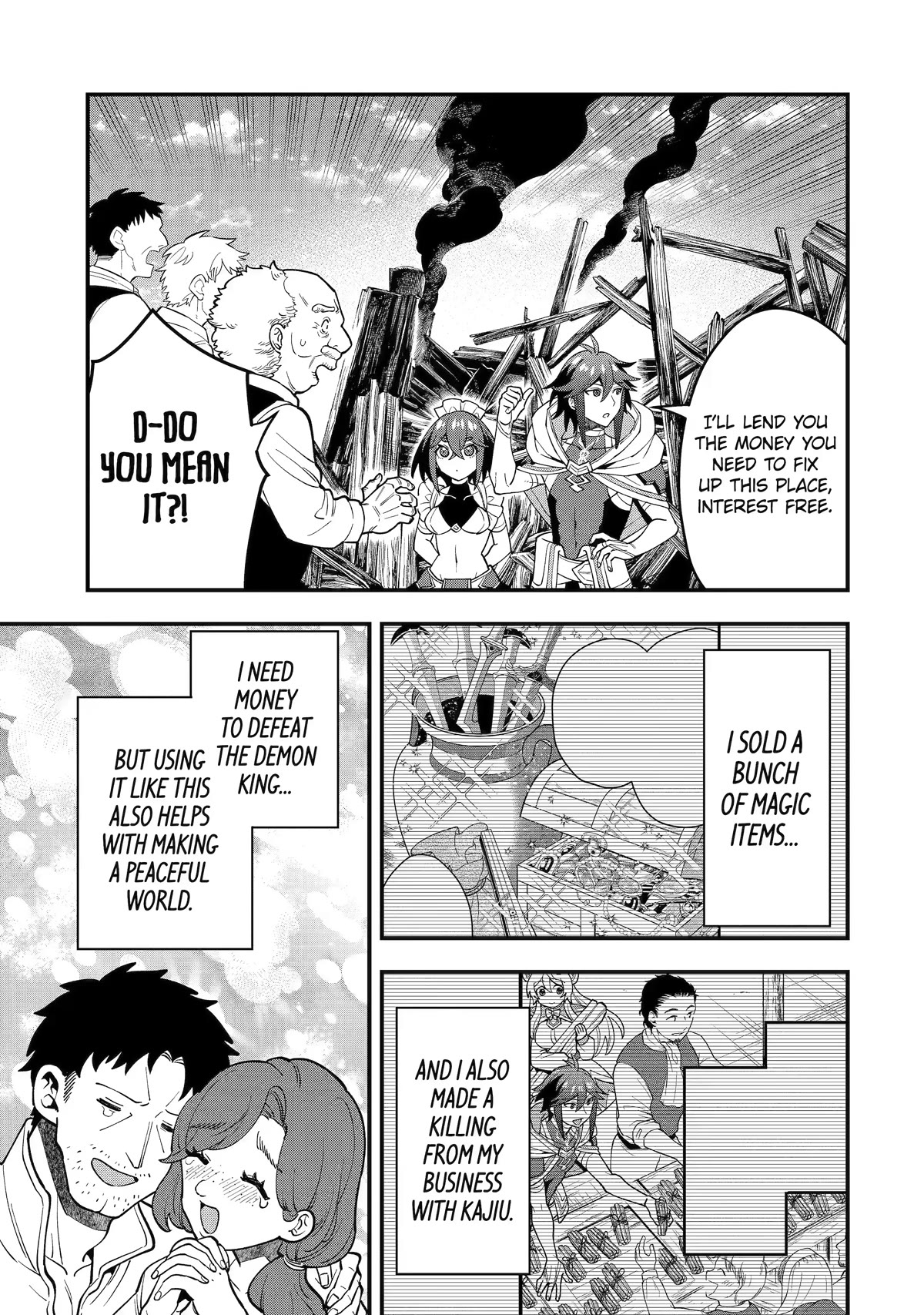 Kouryakuhon o Kushi Suru Saikyou no Mahoutsukai ~ meirei sa sero to wa Iwa Senai Oreryuu Mao Tobatsu Saizen Ruuto ~ chapter 47 page 5