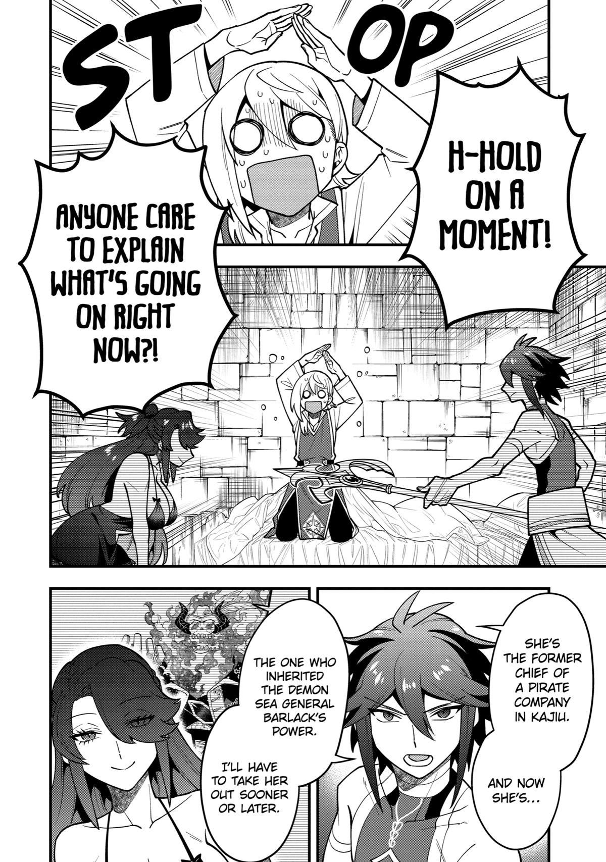 Kouryakuhon o Kushi Suru Saikyou no Mahoutsukai ~ meirei sa sero to wa Iwa Senai Oreryuu Mao Tobatsu Saizen Ruuto ~ chapter 49 page 4