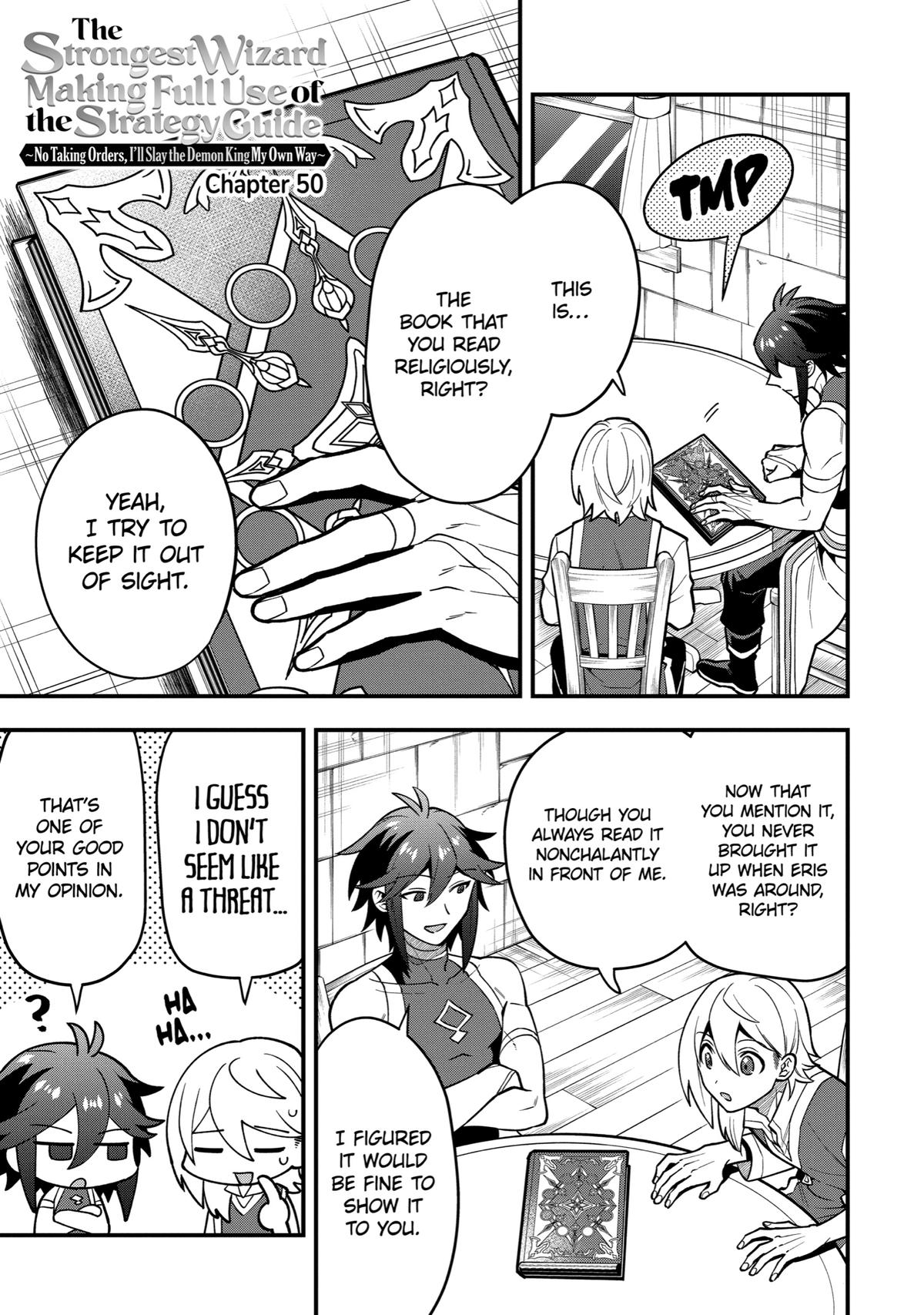 Kouryakuhon o Kushi Suru Saikyou no Mahoutsukai ~ meirei sa sero to wa Iwa Senai Oreryuu Mao Tobatsu Saizen Ruuto ~ chapter 50 page 1