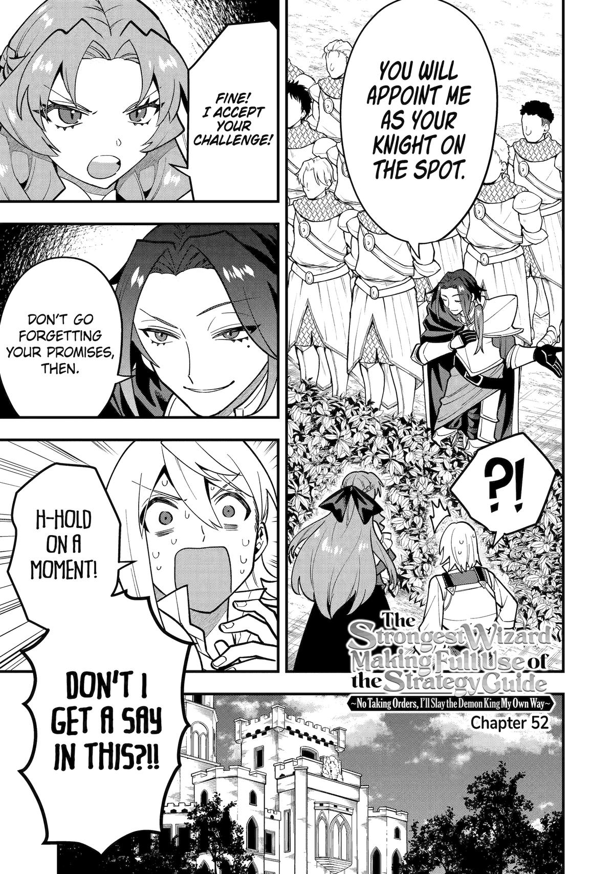 Kouryakuhon o Kushi Suru Saikyou no Mahoutsukai ~ meirei sa sero to wa Iwa Senai Oreryuu Mao Tobatsu Saizen Ruuto ~ chapter 52 page 3