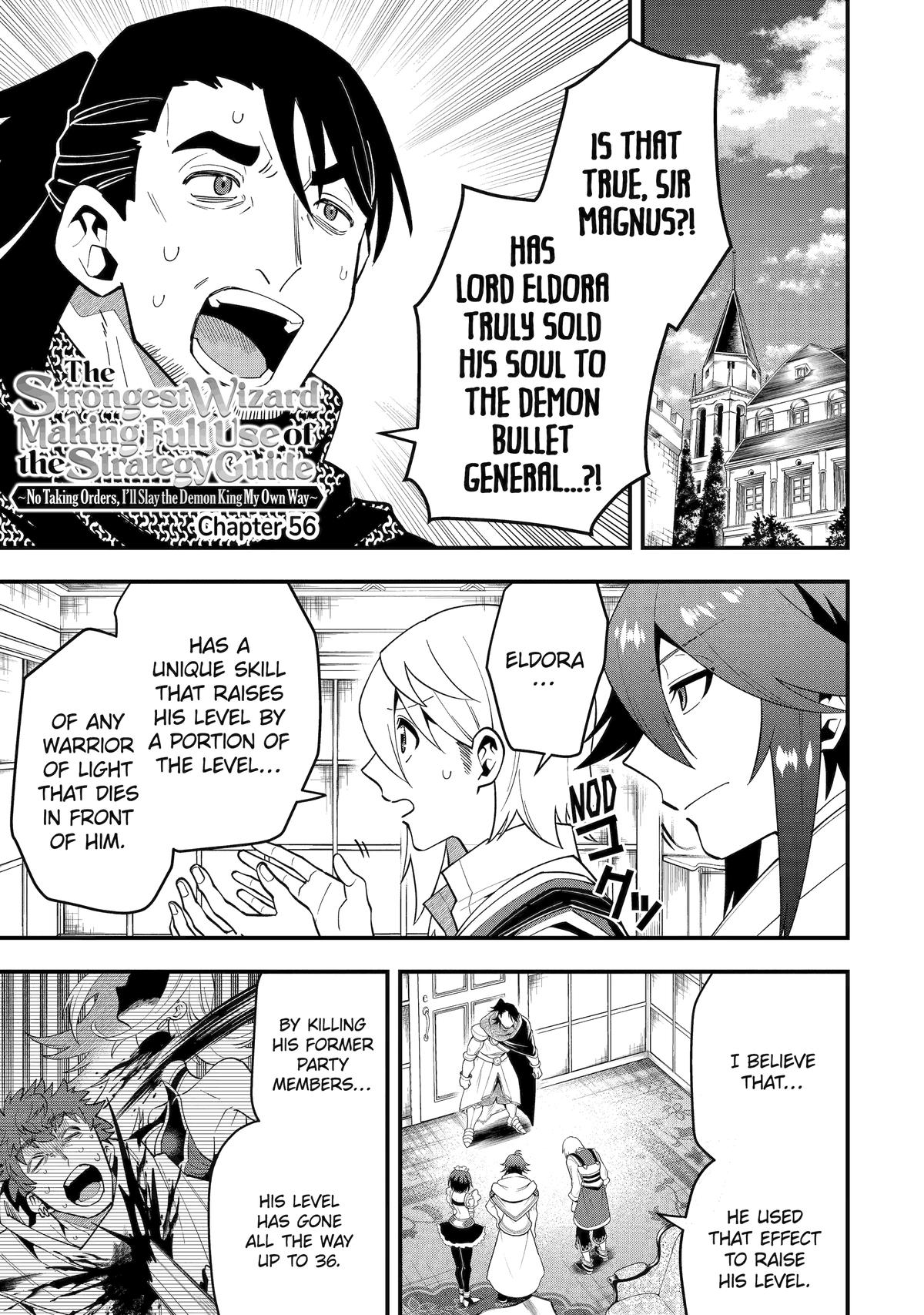 Kouryakuhon o Kushi Suru Saikyou no Mahoutsukai ~ meirei sa sero to wa Iwa Senai Oreryuu Mao Tobatsu Saizen Ruuto ~ chapter 56 page 1