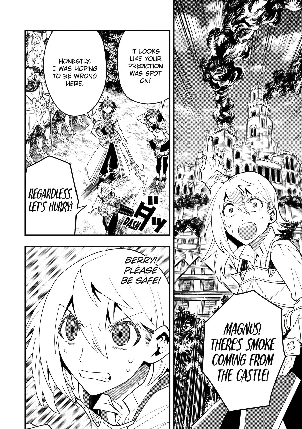 Kouryakuhon o Kushi Suru Saikyou no Mahoutsukai ~ meirei sa sero to wa Iwa Senai Oreryuu Mao Tobatsu Saizen Ruuto ~ chapter 56 page 8