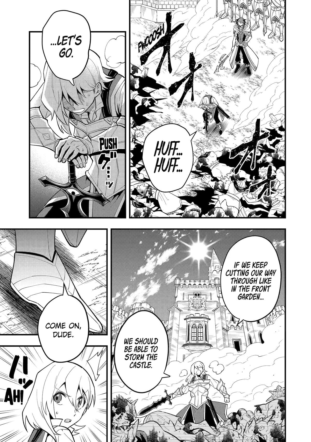 Kouryakuhon o Kushi Suru Saikyou no Mahoutsukai ~ meirei sa sero to wa Iwa Senai Oreryuu Mao Tobatsu Saizen Ruuto ~ chapter 57 page 1