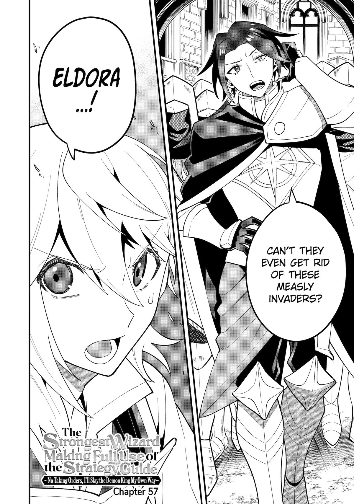 Kouryakuhon o Kushi Suru Saikyou no Mahoutsukai ~ meirei sa sero to wa Iwa Senai Oreryuu Mao Tobatsu Saizen Ruuto ~ chapter 57 page 2