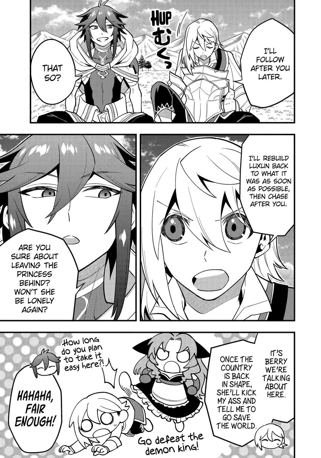 Kouryakuhon o Kushi Suru Saikyou no Mahoutsukai ~ meirei sa sero to wa Iwa Senai Oreryuu Mao Tobatsu Saizen Ruuto ~ chapter 60 page 29