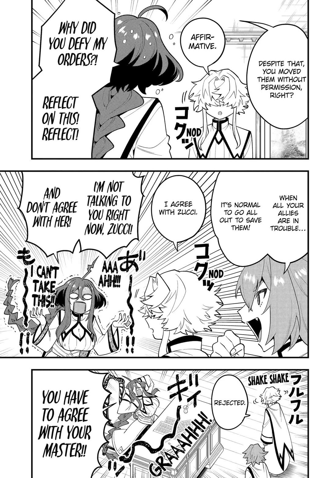 Kouryakuhon o Kushi Suru Saikyou no Mahoutsukai ~ meirei sa sero to wa Iwa Senai Oreryuu Mao Tobatsu Saizen Ruuto ~ chapter 61 page 19