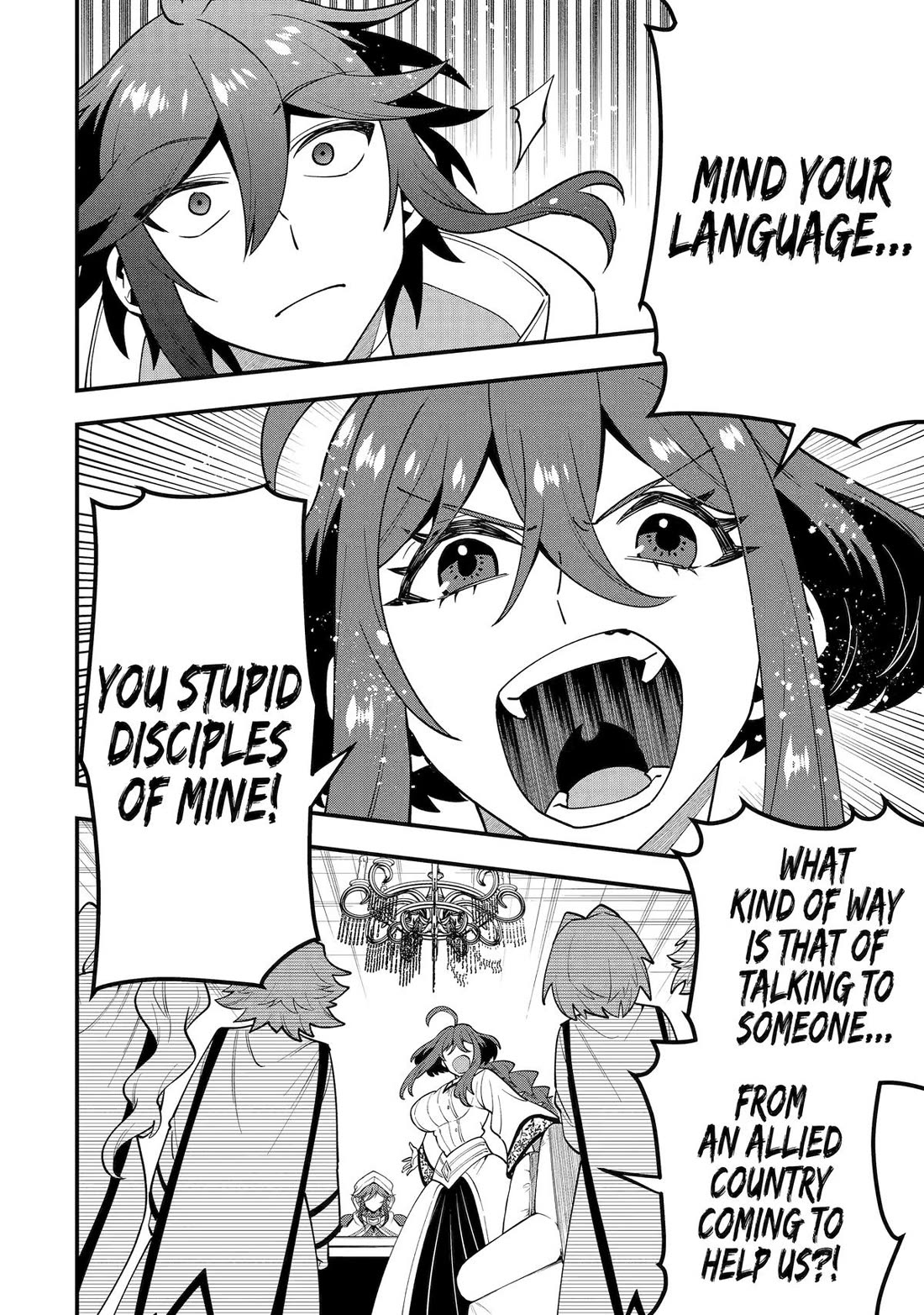 Kouryakuhon o Kushi Suru Saikyou no Mahoutsukai ~ meirei sa sero to wa Iwa Senai Oreryuu Mao Tobatsu Saizen Ruuto ~ chapter 62 page 12