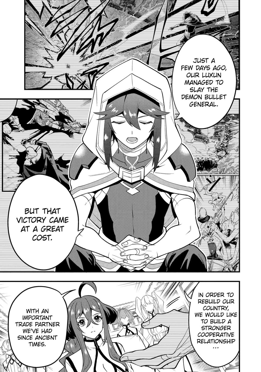 Kouryakuhon o Kushi Suru Saikyou no Mahoutsukai ~ meirei sa sero to wa Iwa Senai Oreryuu Mao Tobatsu Saizen Ruuto ~ chapter 62 page 3