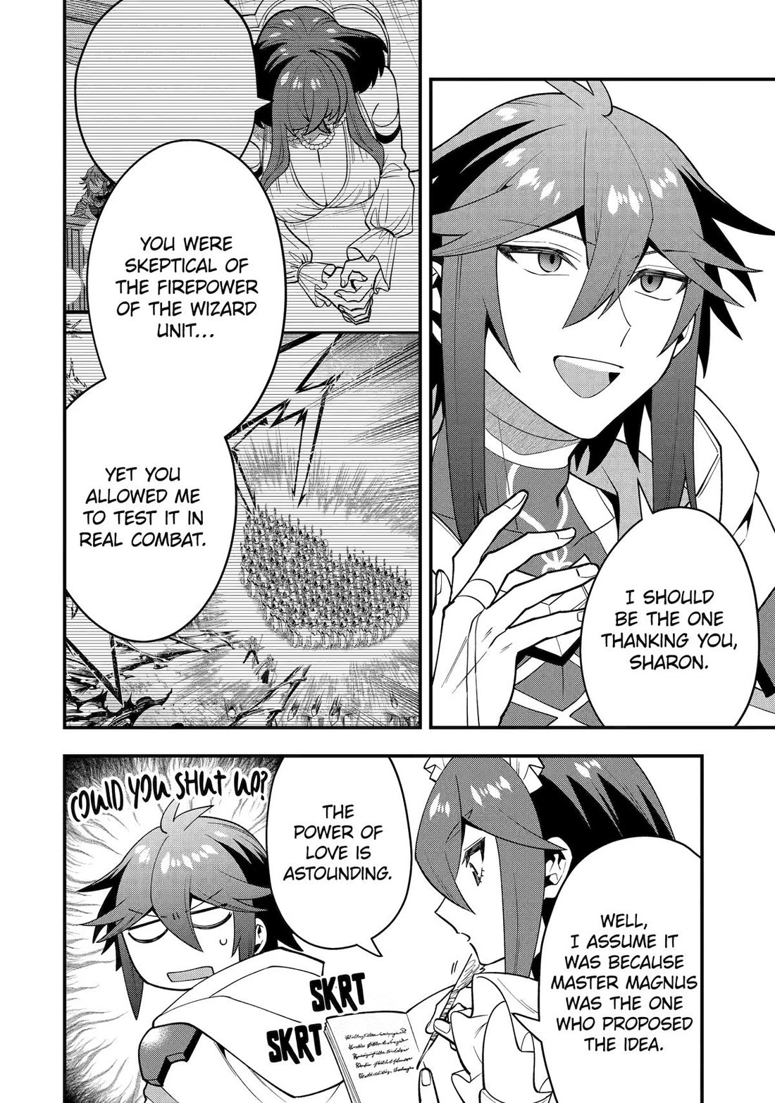 Kouryakuhon o Kushi Suru Saikyou no Mahoutsukai ~ meirei sa sero to wa Iwa Senai Oreryuu Mao Tobatsu Saizen Ruuto ~ chapter 64 page 23