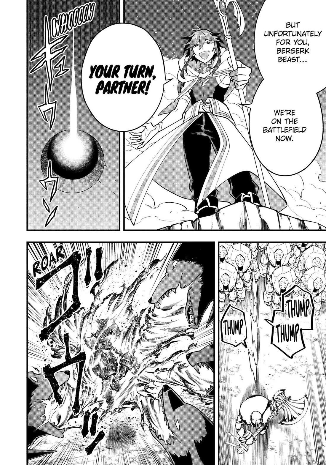 Kouryakuhon o Kushi Suru Saikyou no Mahoutsukai ~ meirei sa sero to wa Iwa Senai Oreryuu Mao Tobatsu Saizen Ruuto ~ chapter 64 page 8