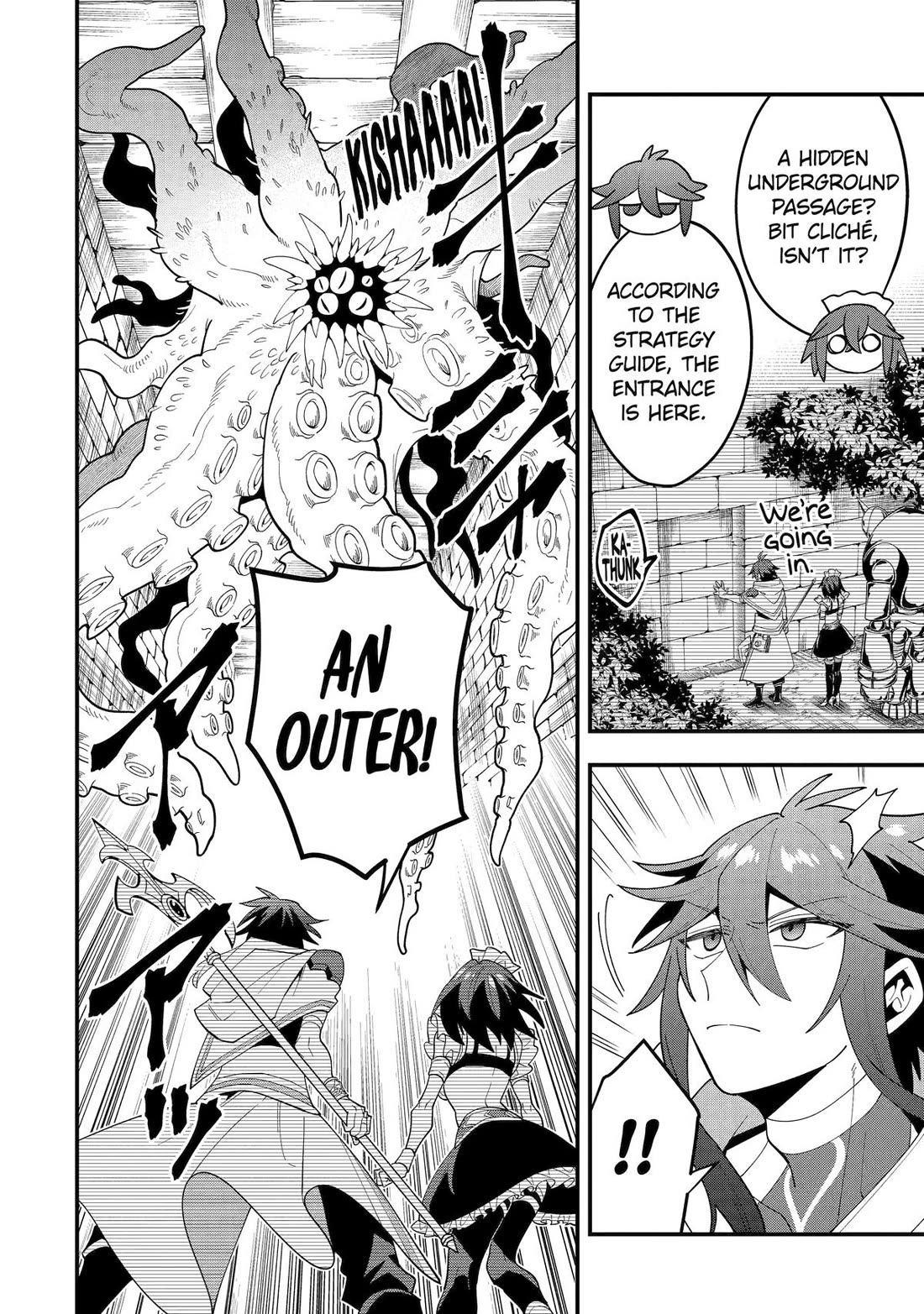 Kouryakuhon o Kushi Suru Saikyou no Mahoutsukai ~ meirei sa sero to wa Iwa Senai Oreryuu Mao Tobatsu Saizen Ruuto ~ chapter 65 page 22