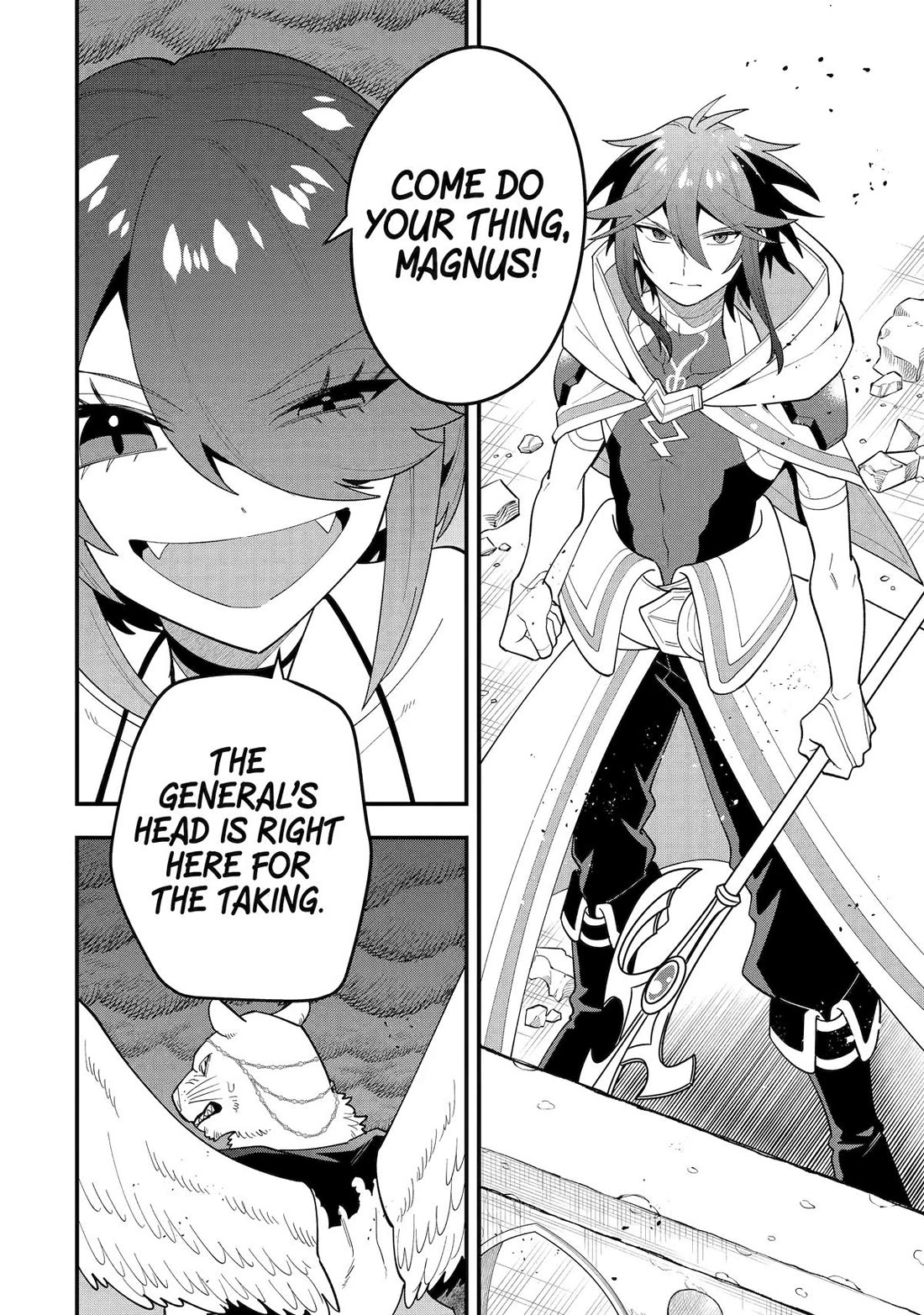 Kouryakuhon o Kushi Suru Saikyou no Mahoutsukai ~ meirei sa sero to wa Iwa Senai Oreryuu Mao Tobatsu Saizen Ruuto ~ chapter 69 page 28