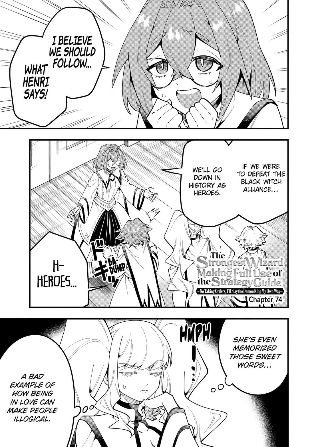 Kouryakuhon o Kushi Suru Saikyou no Mahoutsukai ~ meirei sa sero to wa Iwa Senai Oreryuu Mao Tobatsu Saizen Ruuto ~ chapter 74 page 1