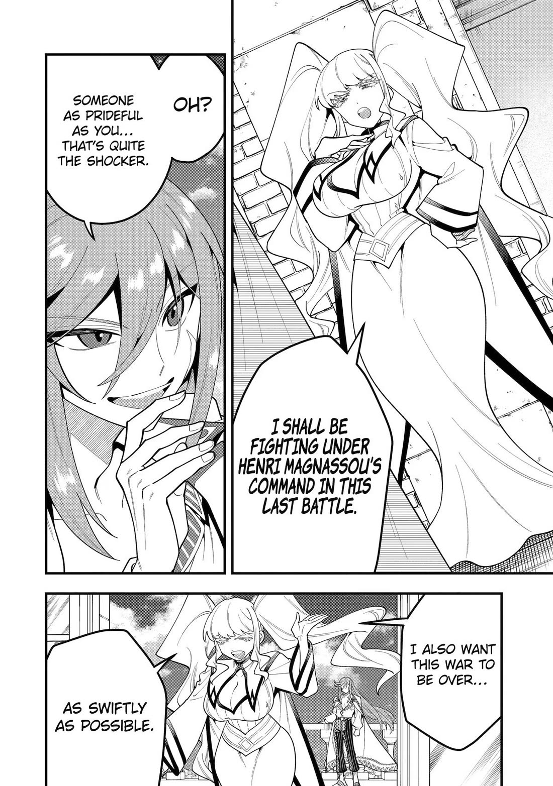 Kouryakuhon o Kushi Suru Saikyou no Mahoutsukai ~ meirei sa sero to wa Iwa Senai Oreryuu Mao Tobatsu Saizen Ruuto ~ chapter 74 page 12