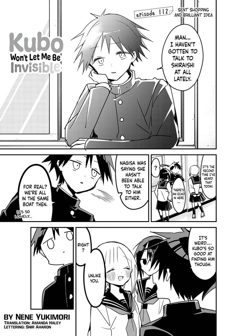 Kubo-san Doesn't Leave Me Be (a Mob) chapter 112 page 1