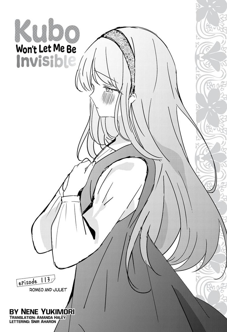 Kubo-san Doesn't Leave Me Be (a Mob) chapter 113 page 1