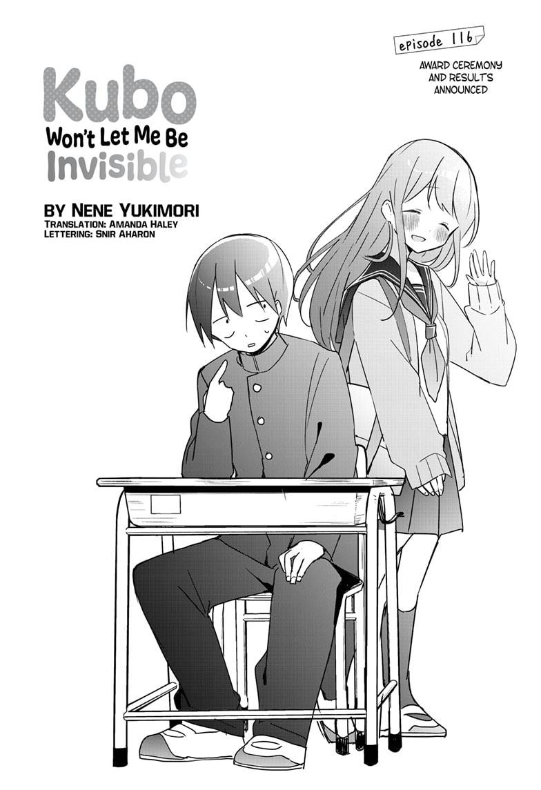 Kubo-san Doesn't Leave Me Be (a Mob) chapter 116 page 1