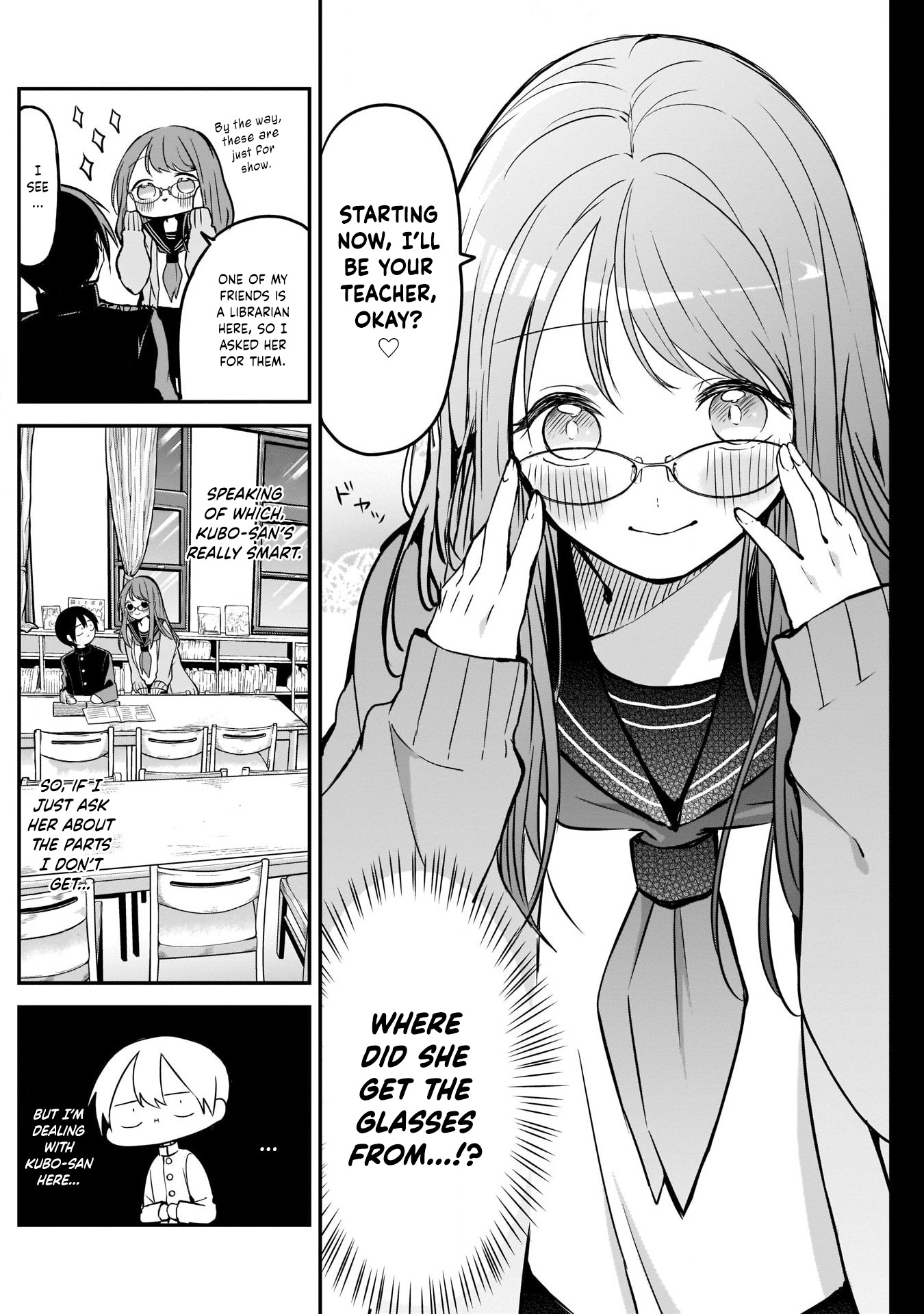 Kubo-san Doesn't Leave Me Be (a Mob) chapter 20 page 6