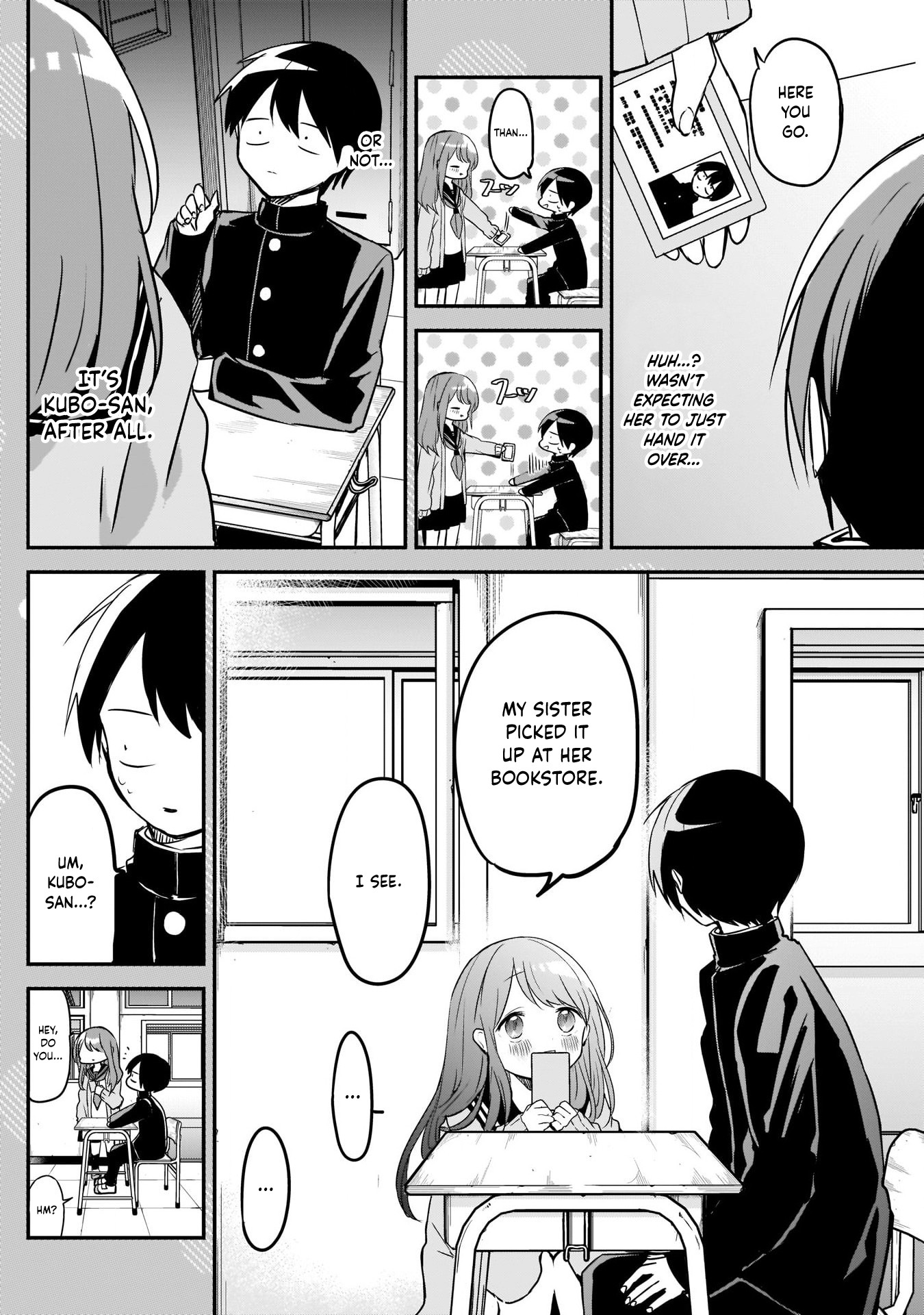 Kubo-san Doesn't Leave Me Be (a Mob) chapter 21.5 page 2