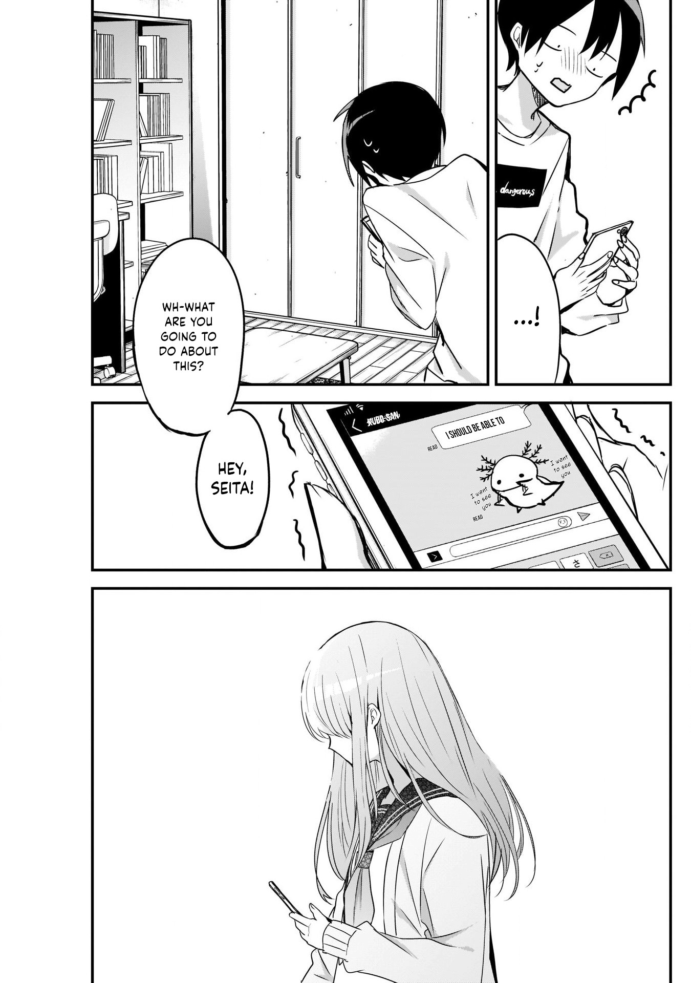 Kubo-san Doesn't Leave Me Be (a Mob) chapter 21 page 9