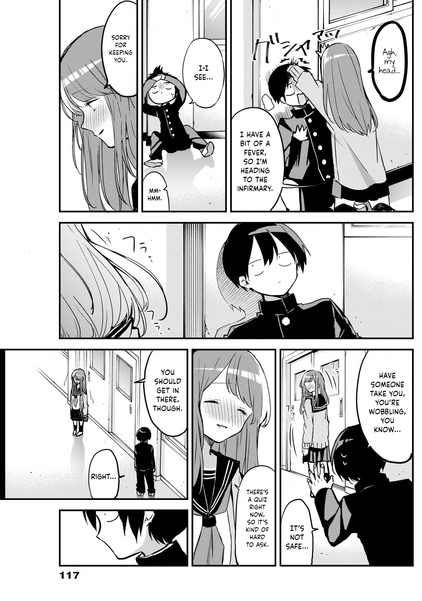 Kubo-san Doesn't Leave Me Be (a Mob) chapter 22 page 5