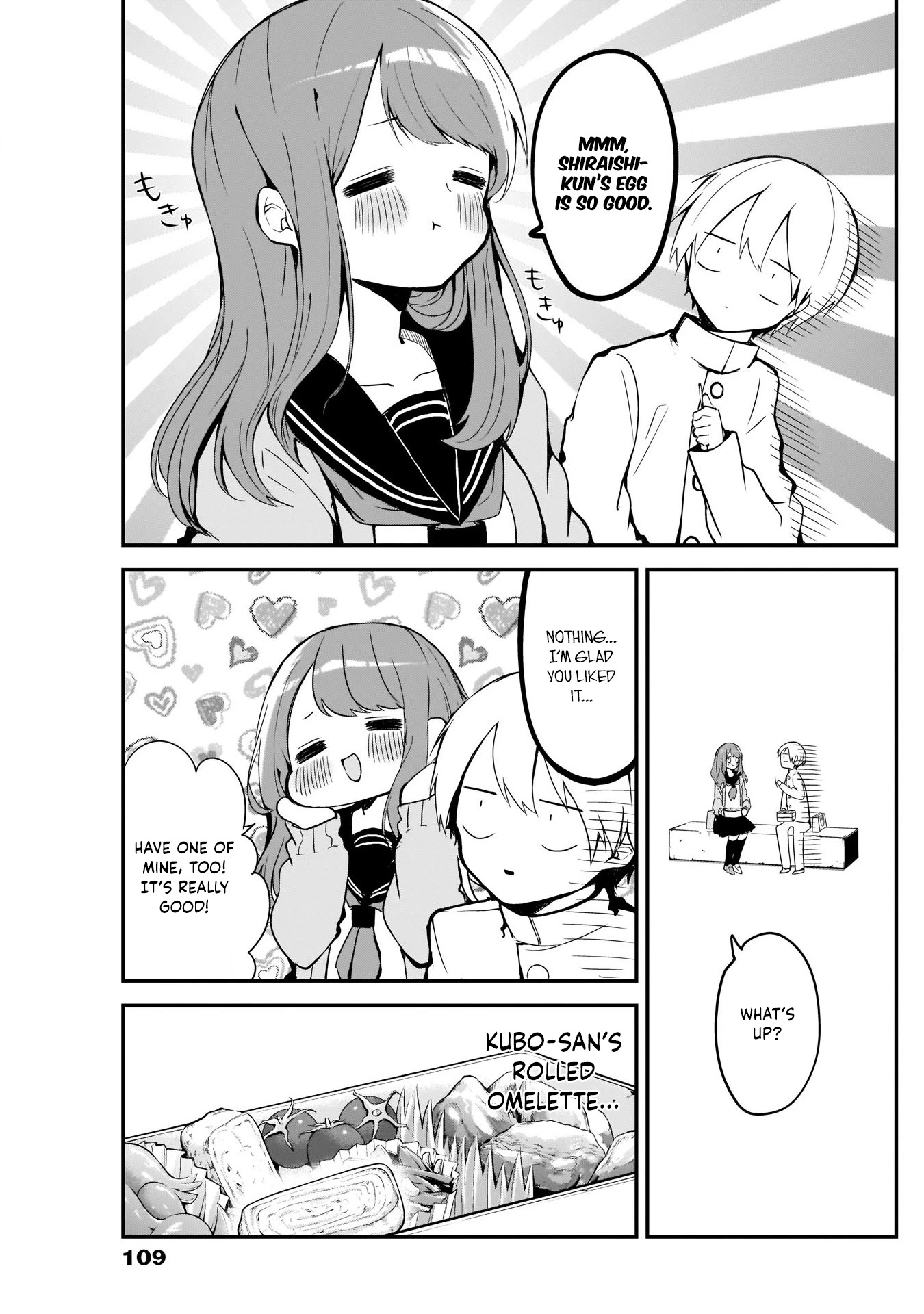 Kubo-san Doesn't Leave Me Be (a Mob) chapter 24 page 9