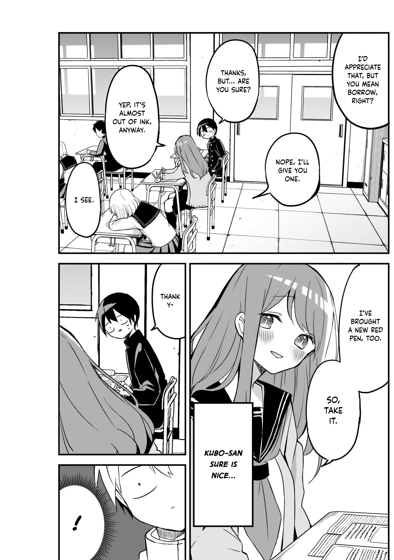 Kubo-san Doesn't Leave Me Be (a Mob) chapter 26 page 7