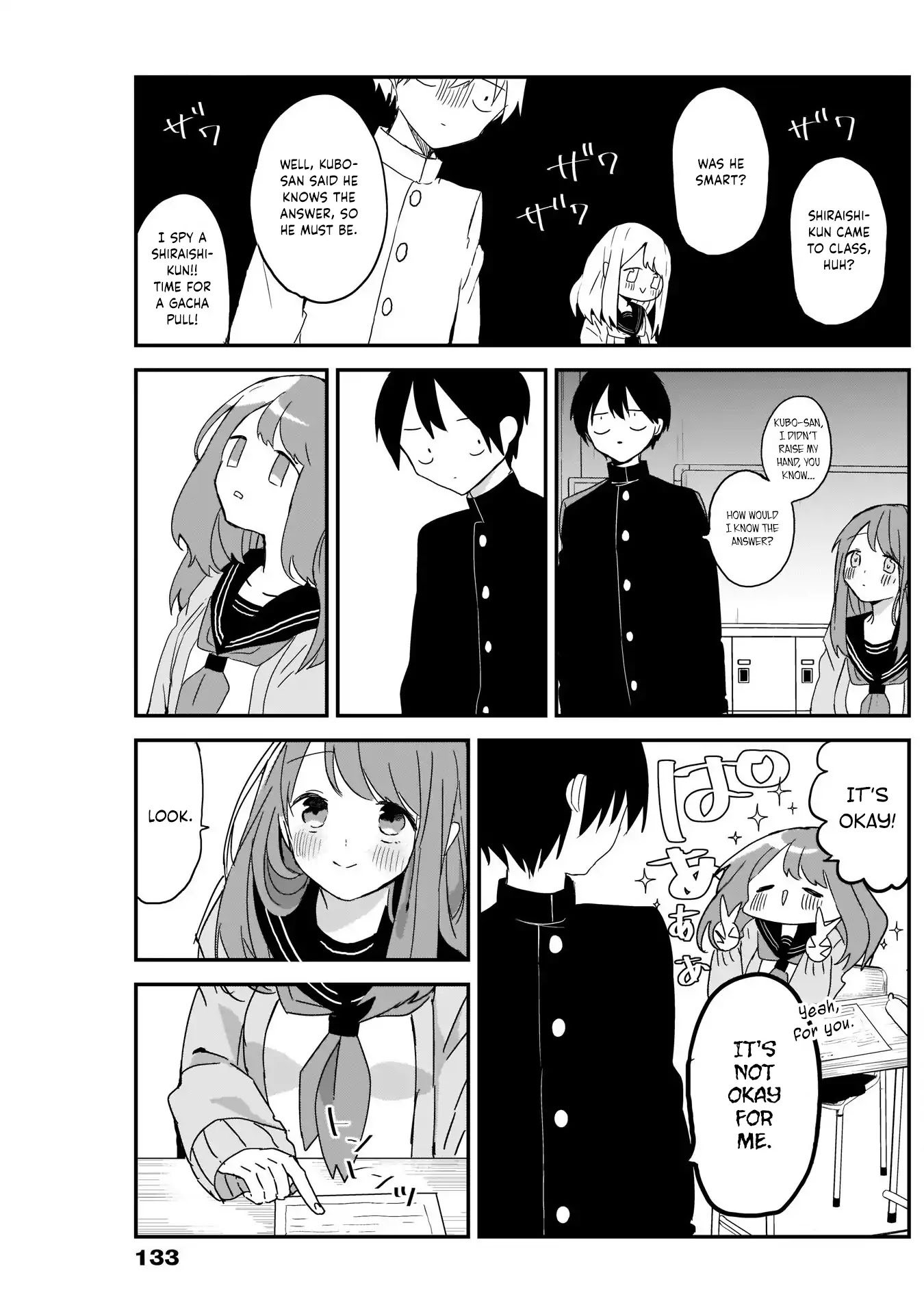 Kubo-san Doesn't Leave Me Be (a Mob) chapter 3 page 8