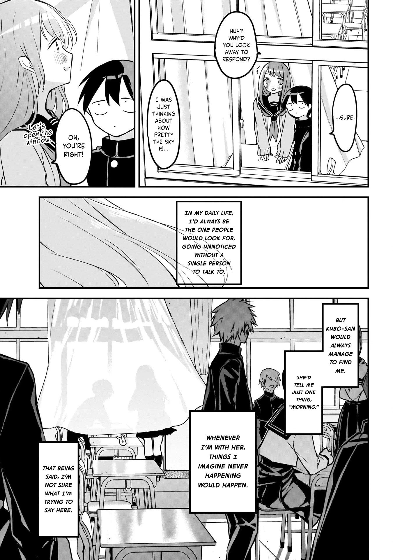 Kubo-san Doesn't Leave Me Be (a Mob) chapter 32 page 12