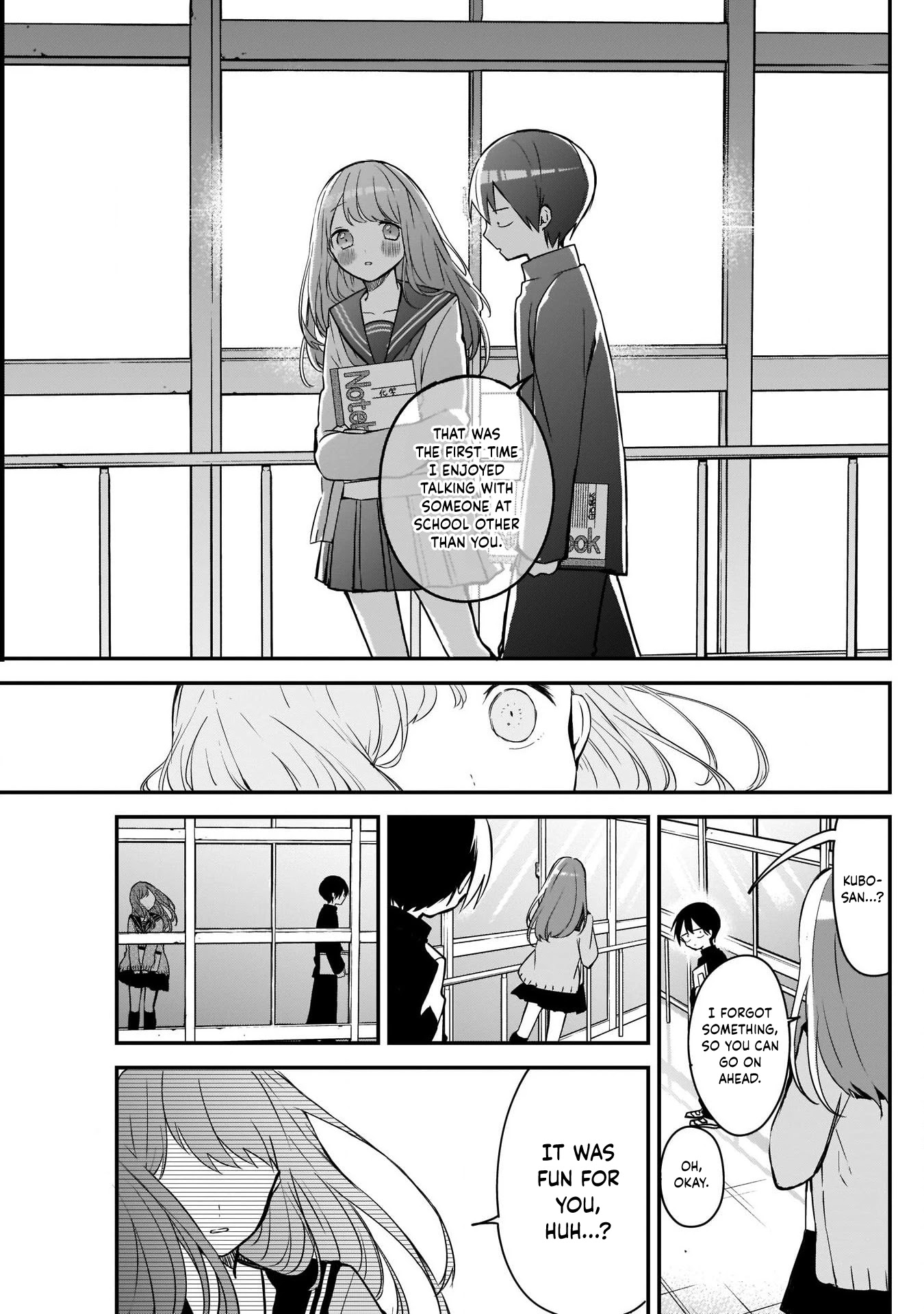 Kubo-san Doesn't Leave Me Be (a Mob) chapter 34 page 11