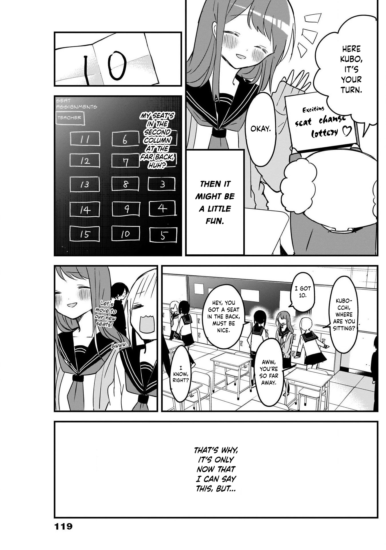 Kubo-san Doesn't Leave Me Be (a Mob) chapter 44 page 7