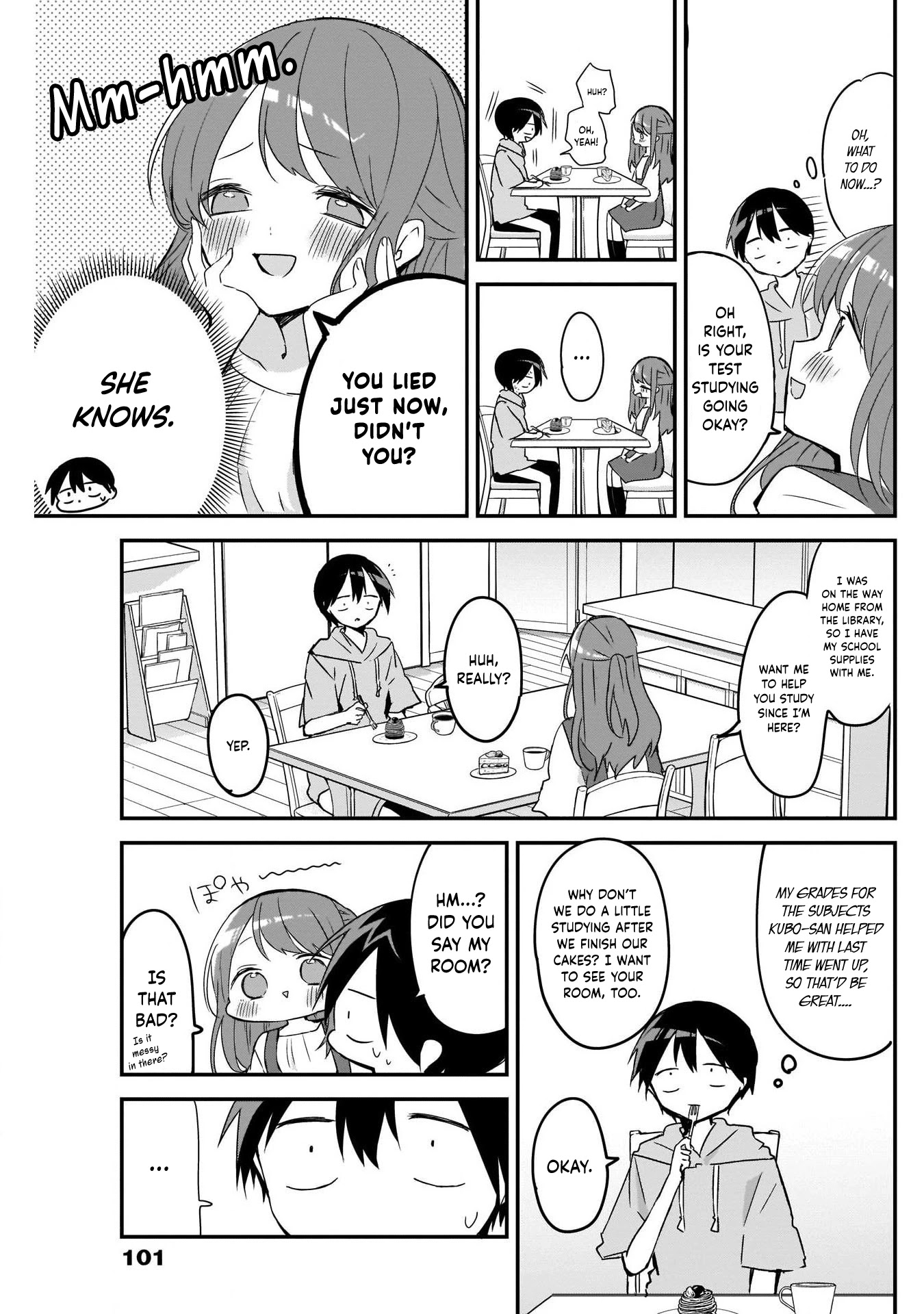 Kubo-san Doesn't Leave Me Be (a Mob) chapter 59 page 11