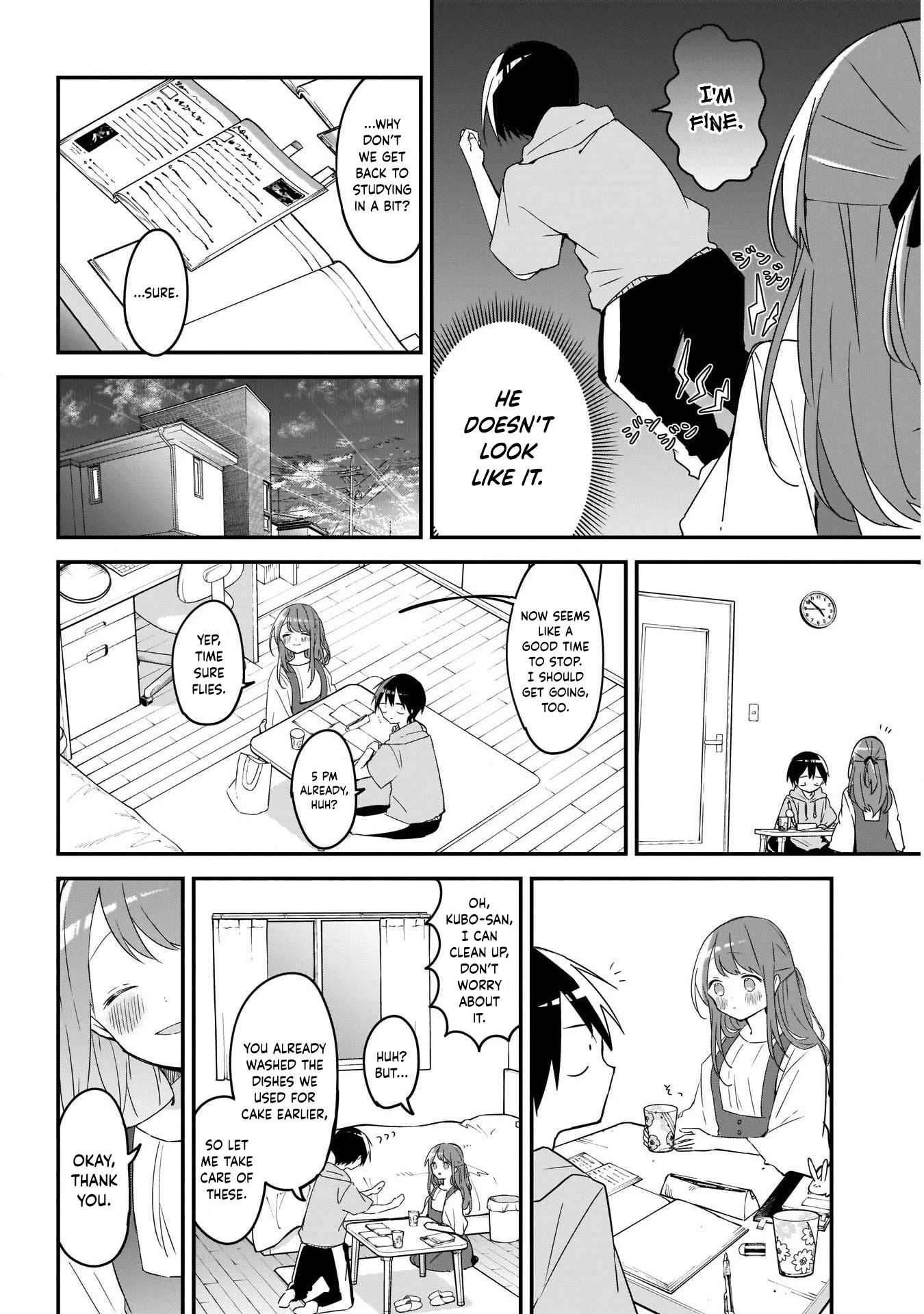 Kubo-san Doesn't Leave Me Be (a Mob) chapter 60 page 14