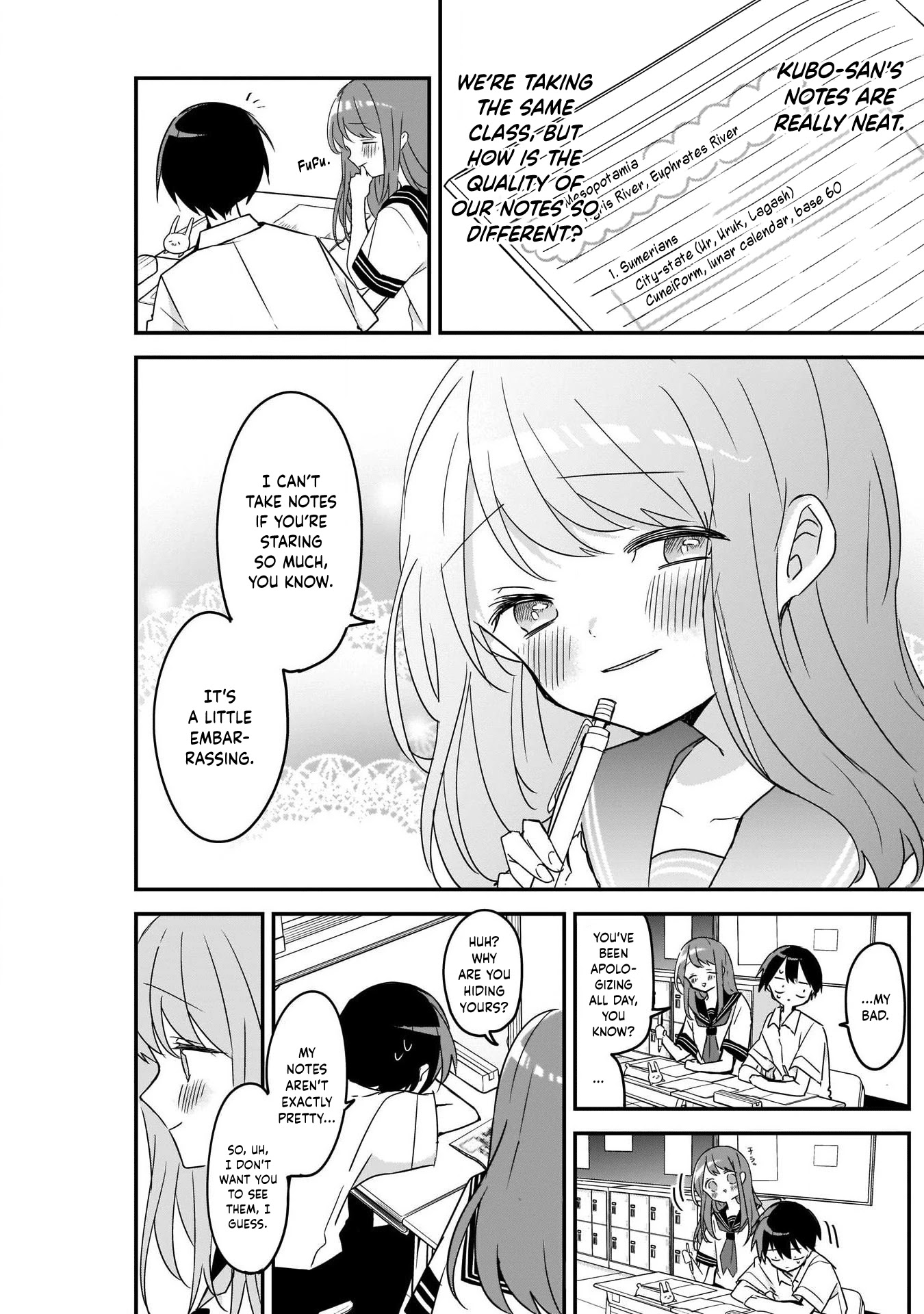 Kubo-san Doesn't Leave Me Be (a Mob) chapter 61 page 7