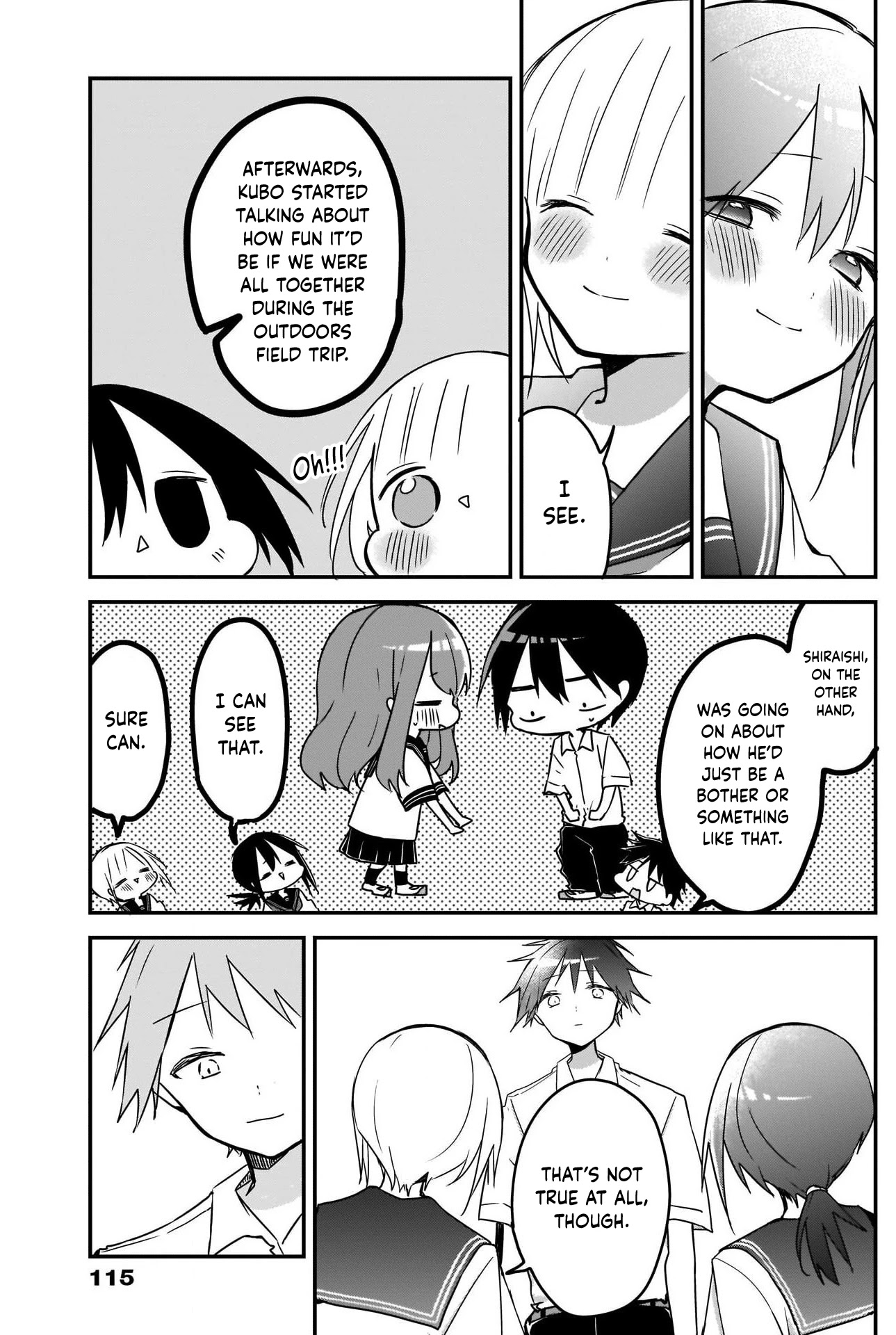 Kubo-san Doesn't Leave Me Be (a Mob) chapter 66 page 6