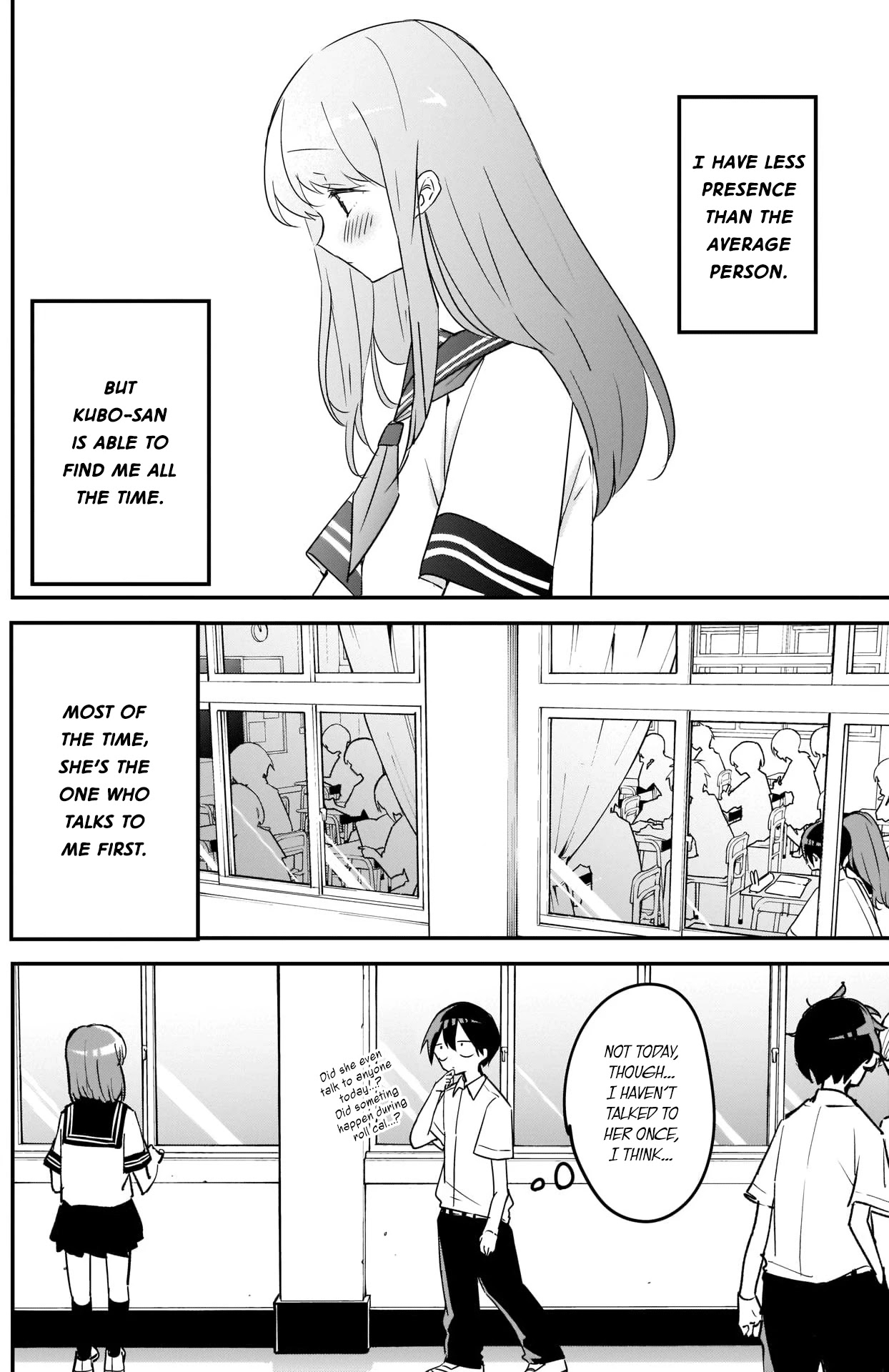 Kubo-san Doesn't Leave Me Be (a Mob) chapter 76 page 2