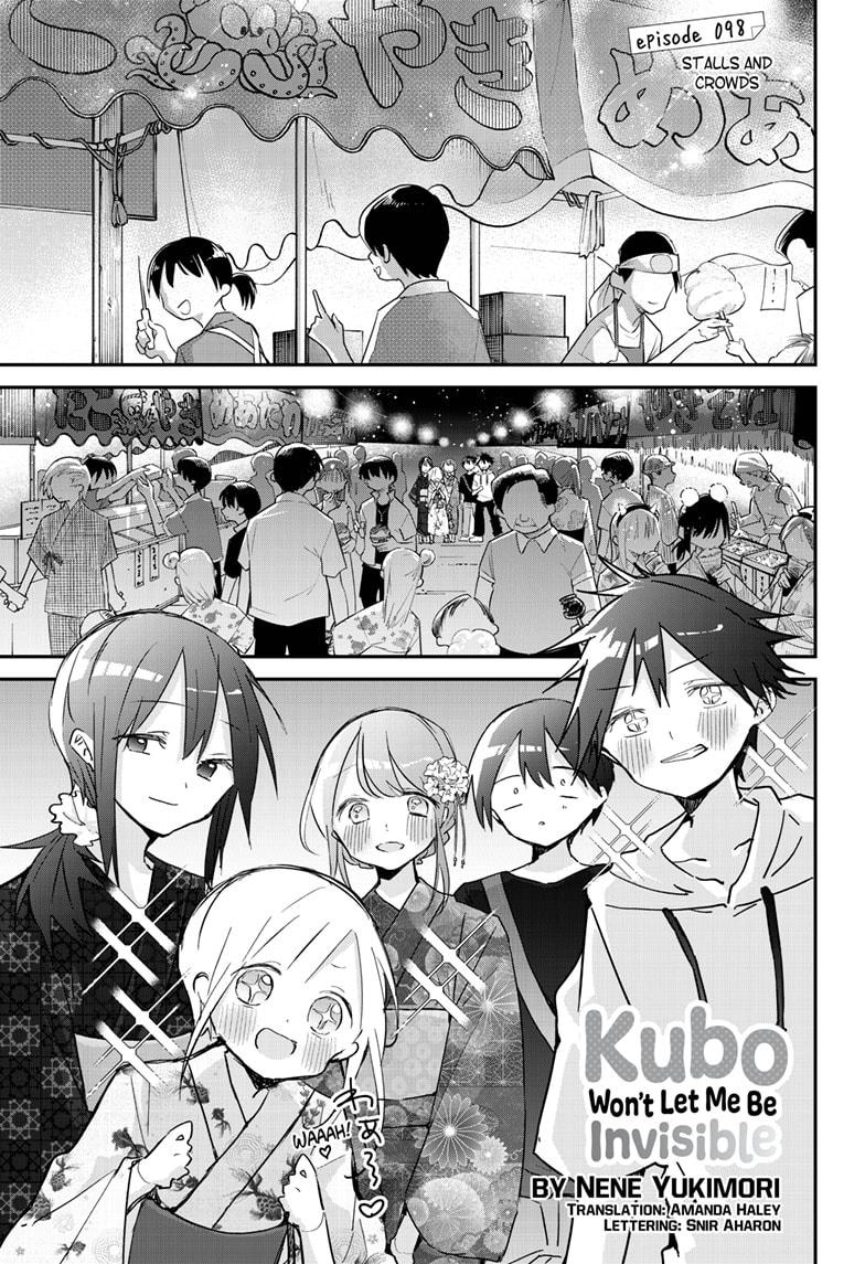 Kubo-san Doesn't Leave Me Be (a Mob) chapter 98 page 1