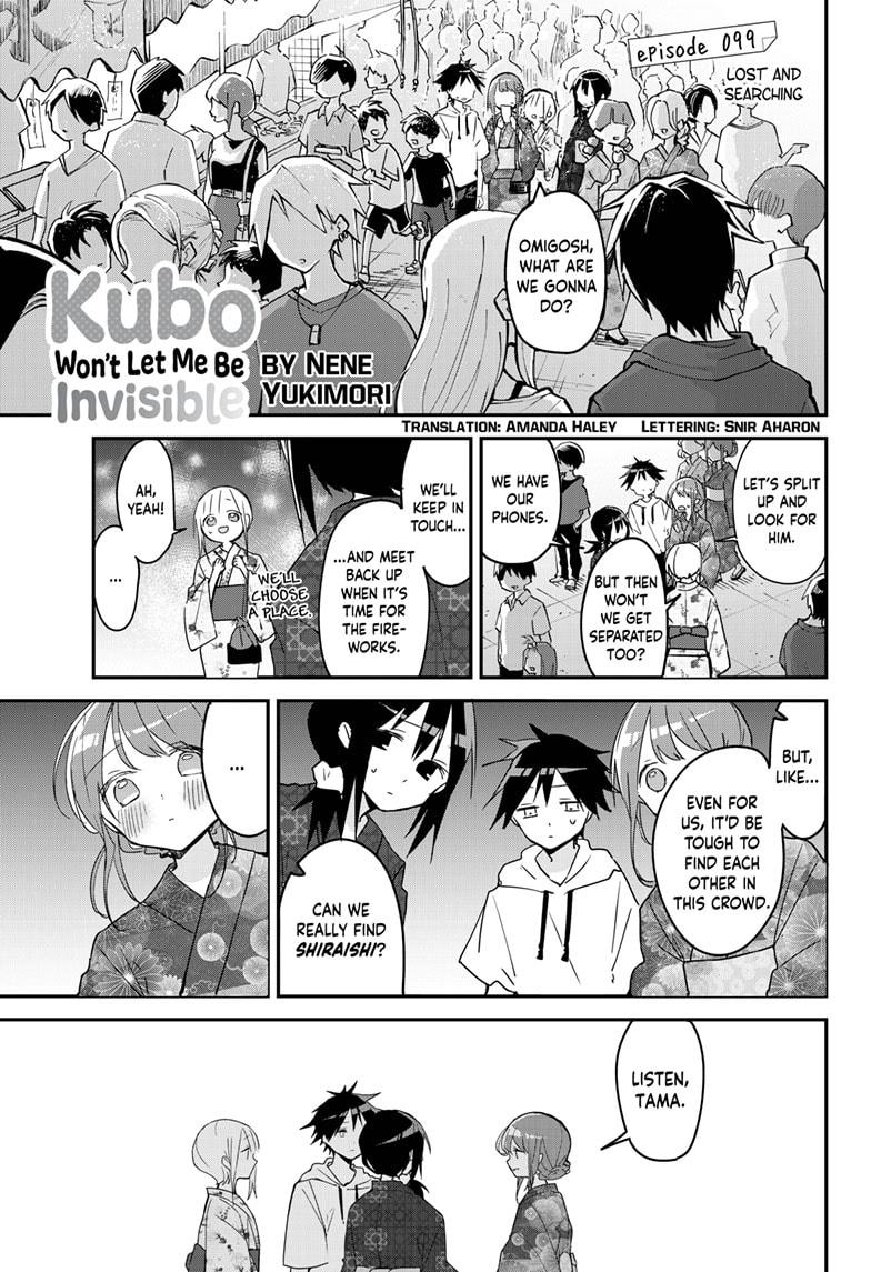 Kubo-san Doesn't Leave Me Be (a Mob) chapter 99 page 1