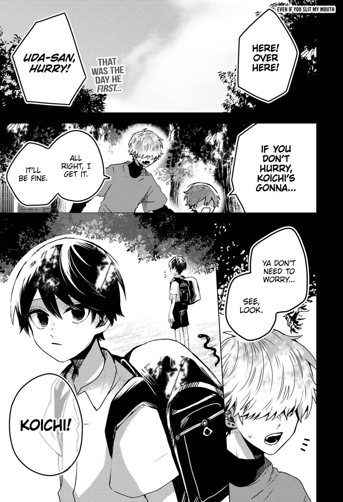 Kuchi ga Saketemo Kimi ni wa (2020) chapter 26 page 1