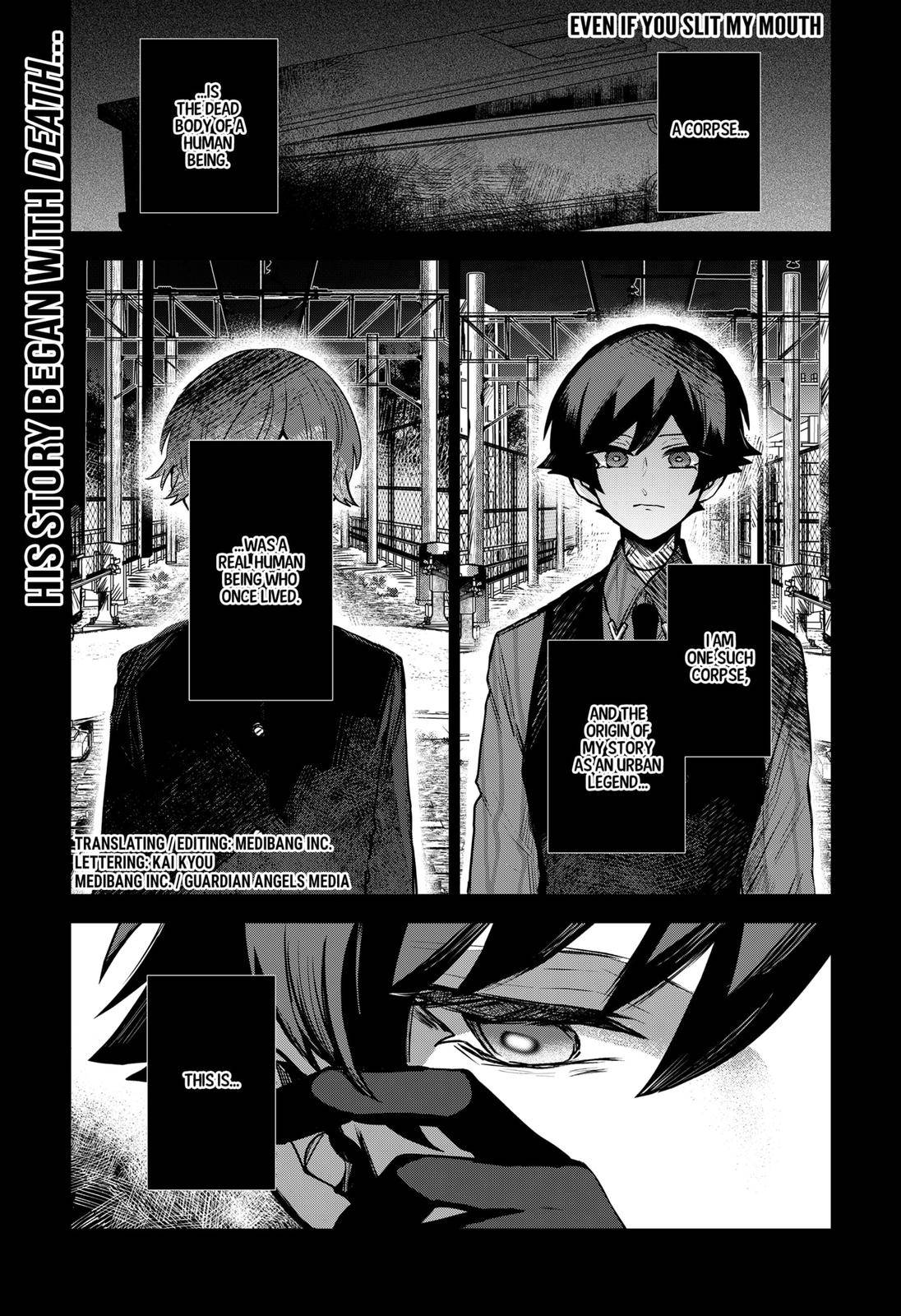 Kuchi ga Saketemo Kimi ni wa (2020) chapter 37 page 1