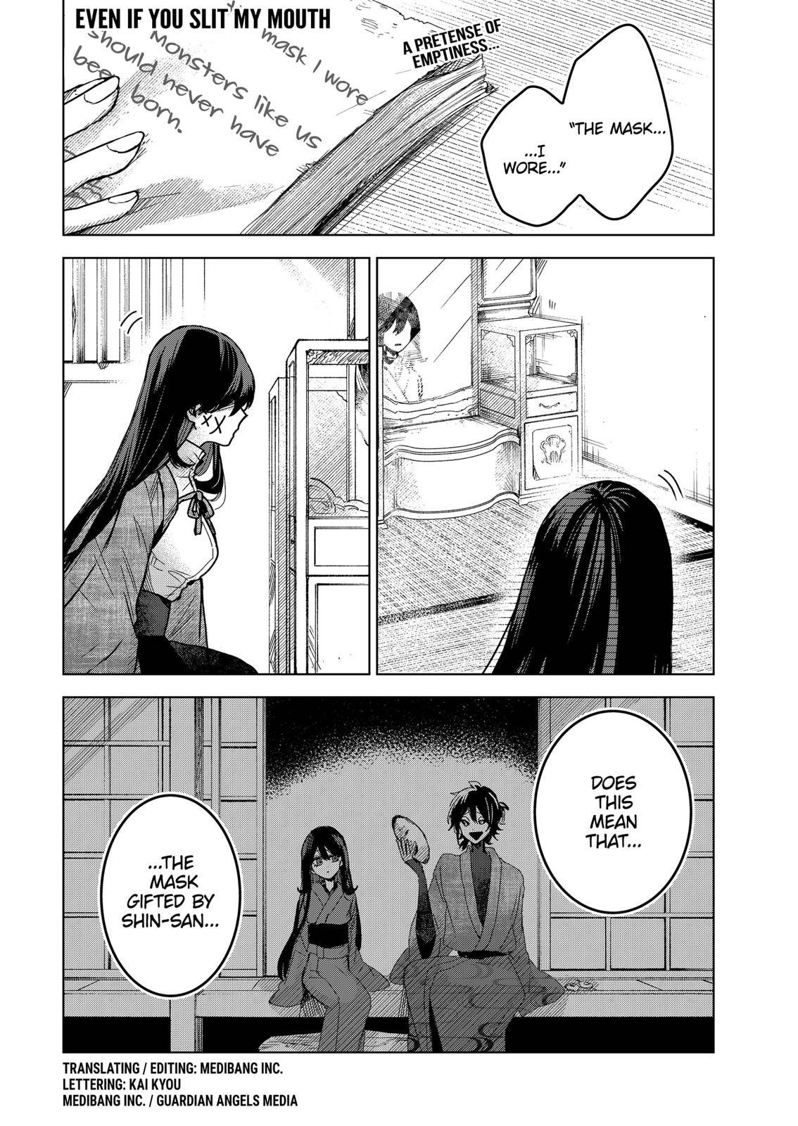 Kuchi ga Saketemo Kimi ni wa (2020) chapter 63 page 1