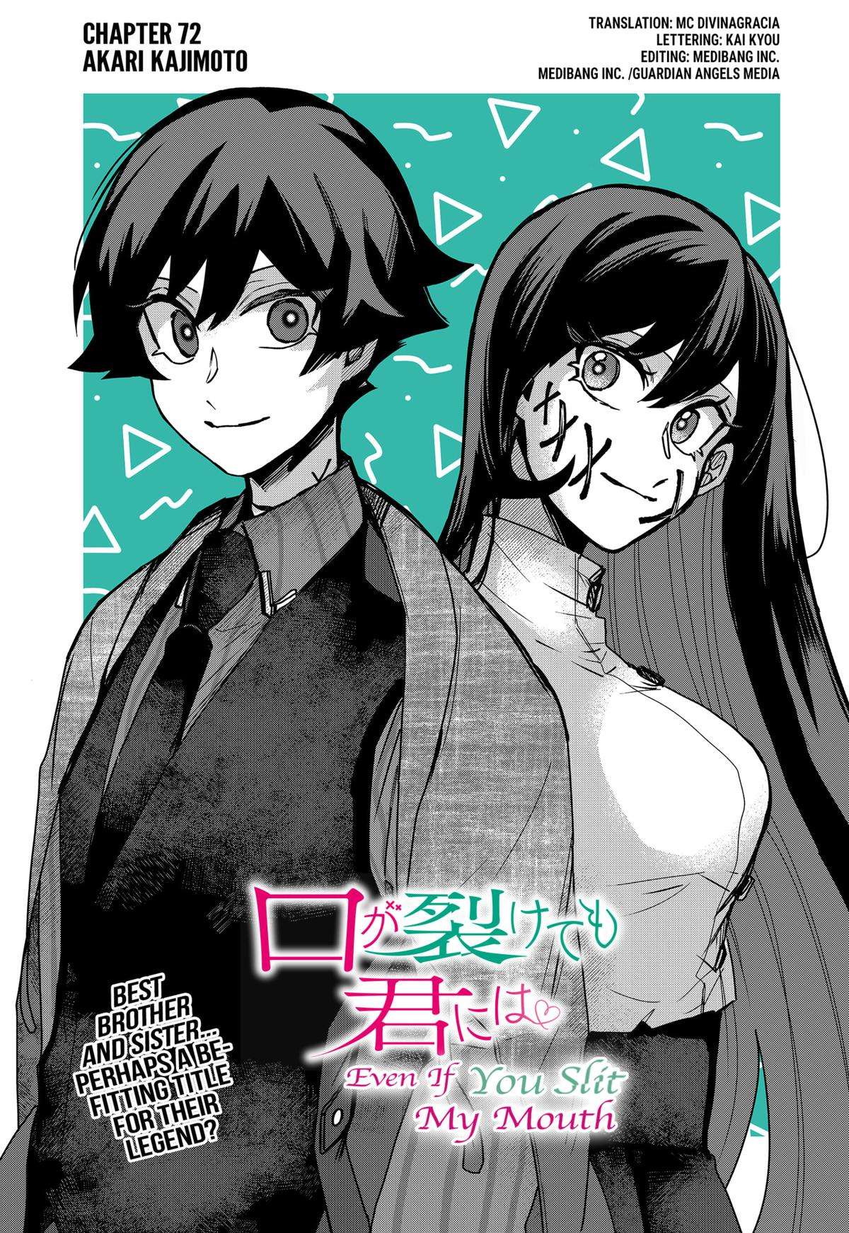 Kuchi ga Saketemo Kimi ni wa (2020) chapter 72 page 1
