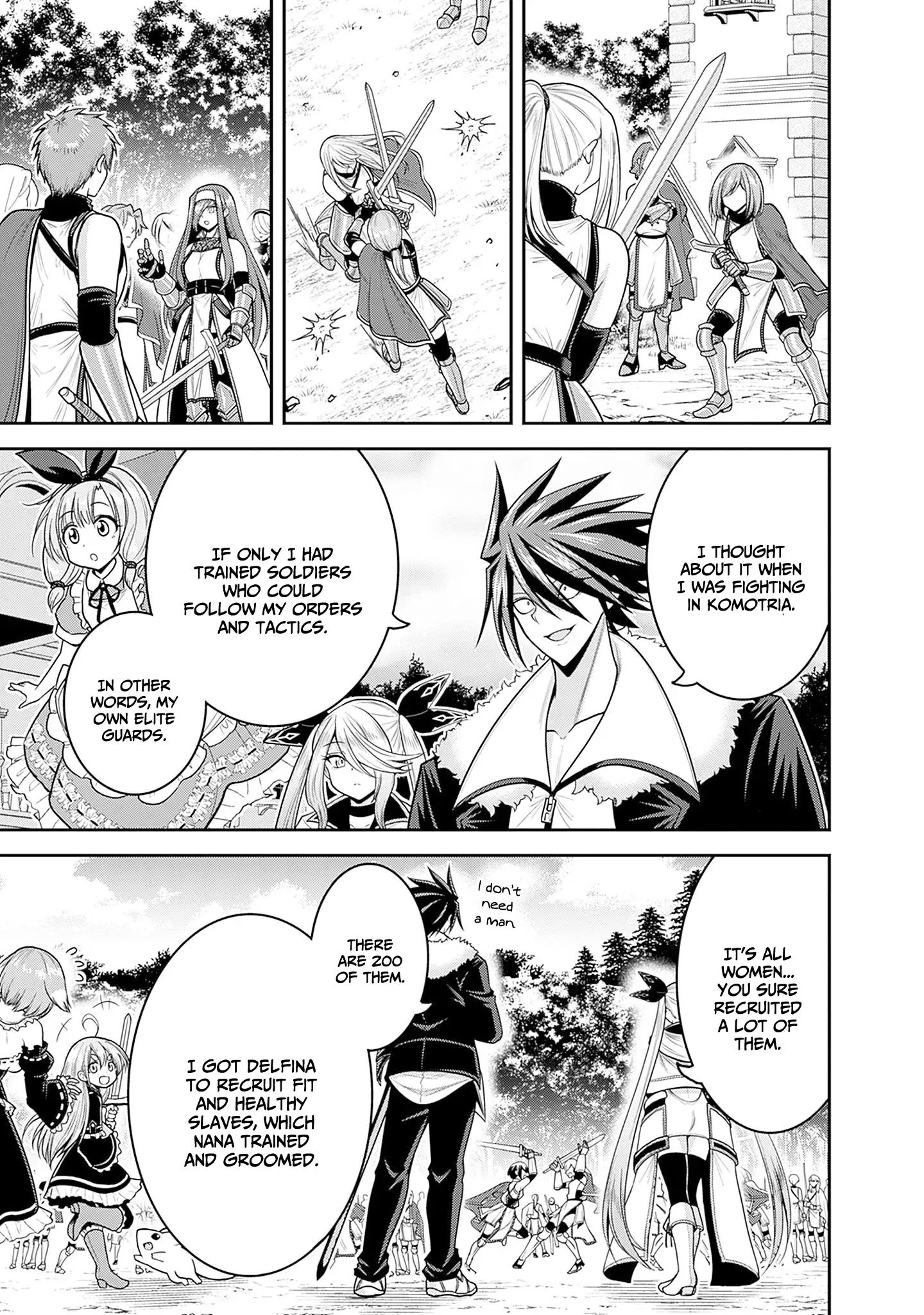 Kujibiki Tokushou Musou Harem-ken chapter 37 page 14