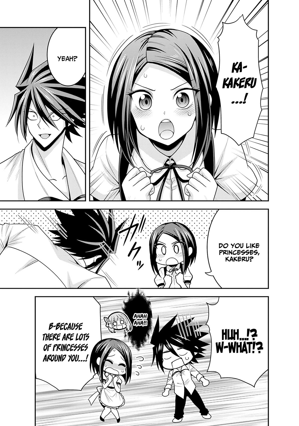 Kujibiki Tokushou Musou Harem-ken chapter 40 page 12