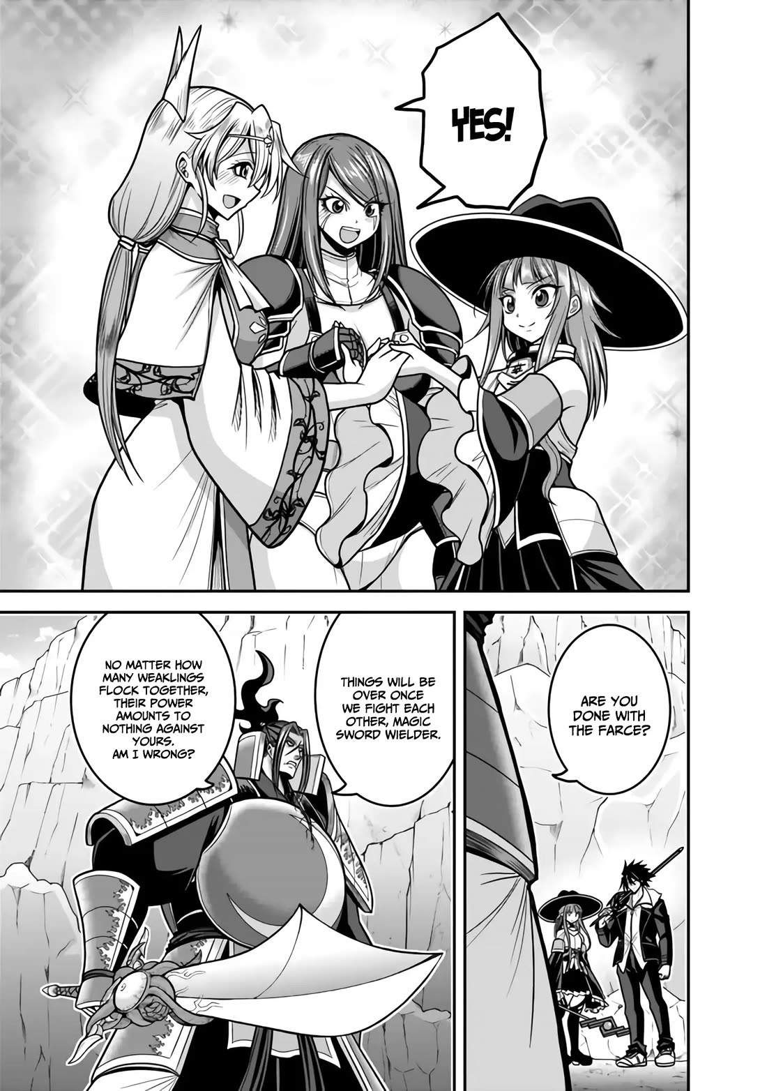 Kujibiki Tokushou Musou Harem-ken chapter 47 page 32
