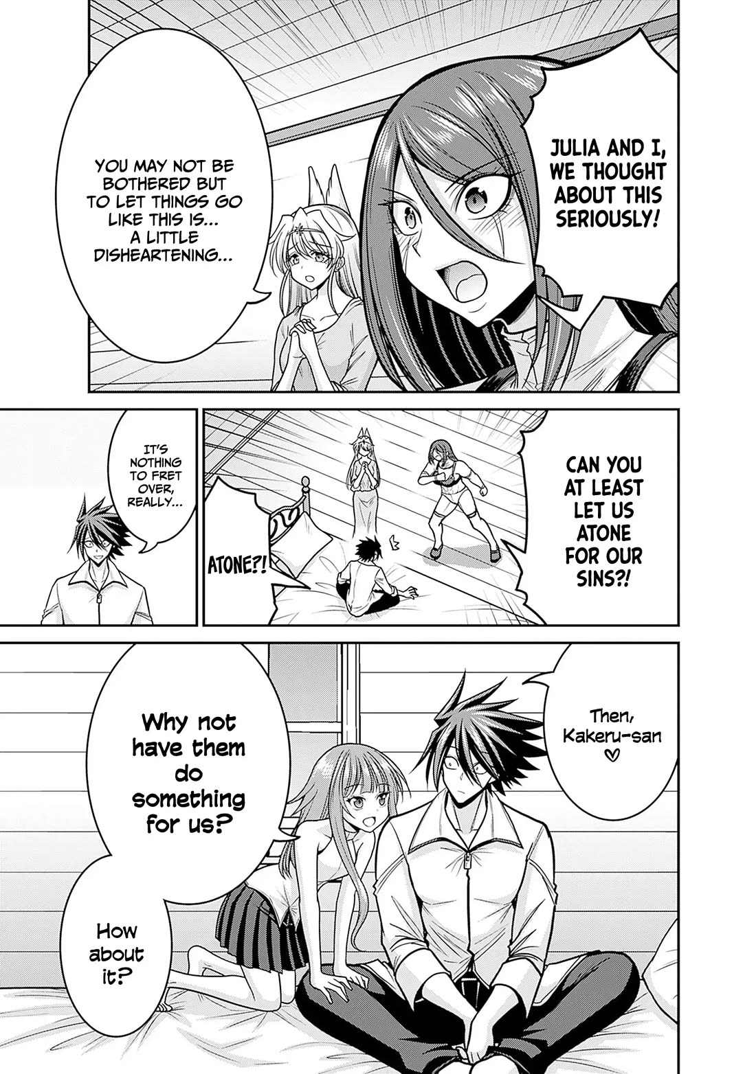 Kujibiki Tokushou Musou Harem-ken chapter 49 page 10