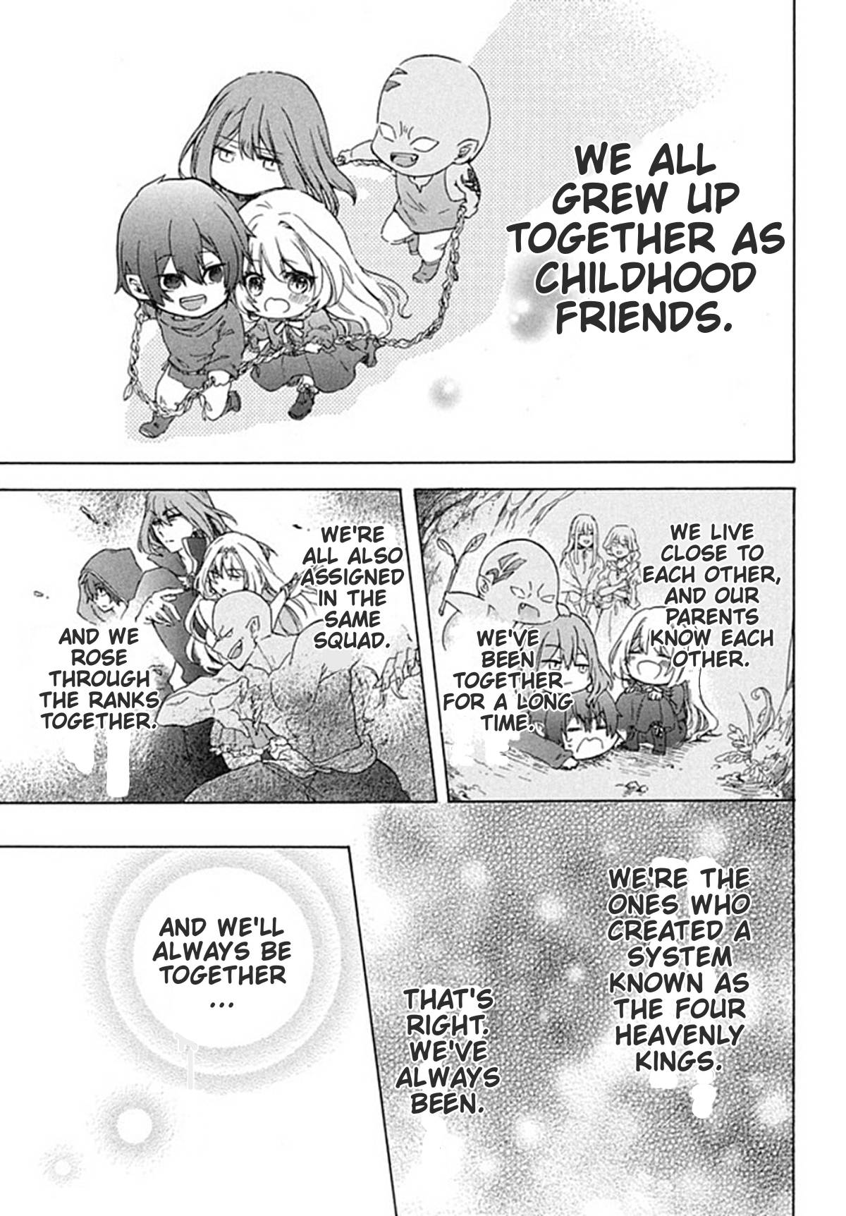 “Kukuku……. Yatsu wa Shiten’nou no Naka Demo Saijaku” to Kaiko sa Reta Ore, Naze ka Yuusha to Seijo no Shishou ni Naru chapter 1 page 3