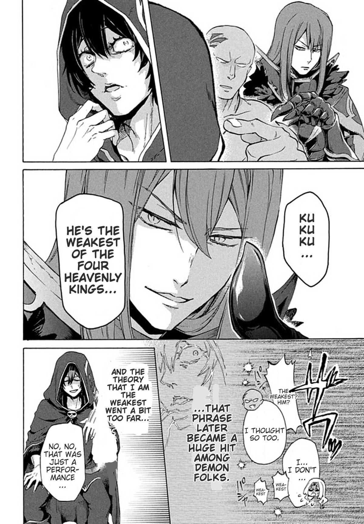 “Kukuku……. Yatsu wa Shiten’nou no Naka Demo Saijaku” to Kaiko sa Reta Ore, Naze ka Yuusha to Seijo no Shishou ni Naru chapter 1 page 6