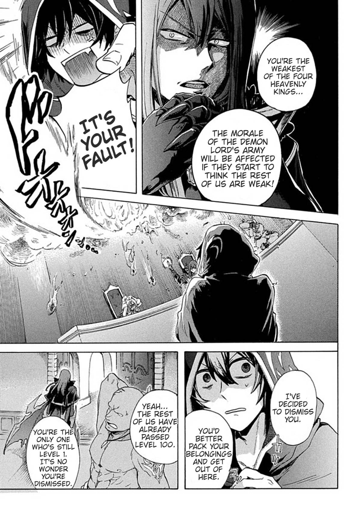 “Kukuku……. Yatsu wa Shiten’nou no Naka Demo Saijaku” to Kaiko sa Reta Ore, Naze ka Yuusha to Seijo no Shishou ni Naru chapter 1 page 7