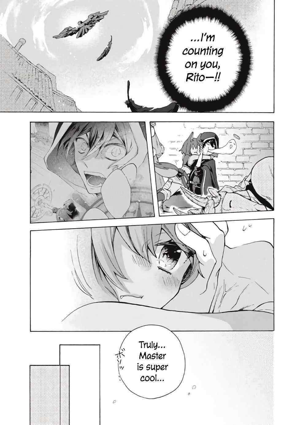 “Kukuku……. Yatsu wa Shiten’nou no Naka Demo Saijaku” to Kaiko sa Reta Ore, Naze ka Yuusha to Seijo no Shishou ni Naru chapter 11.1 page 8